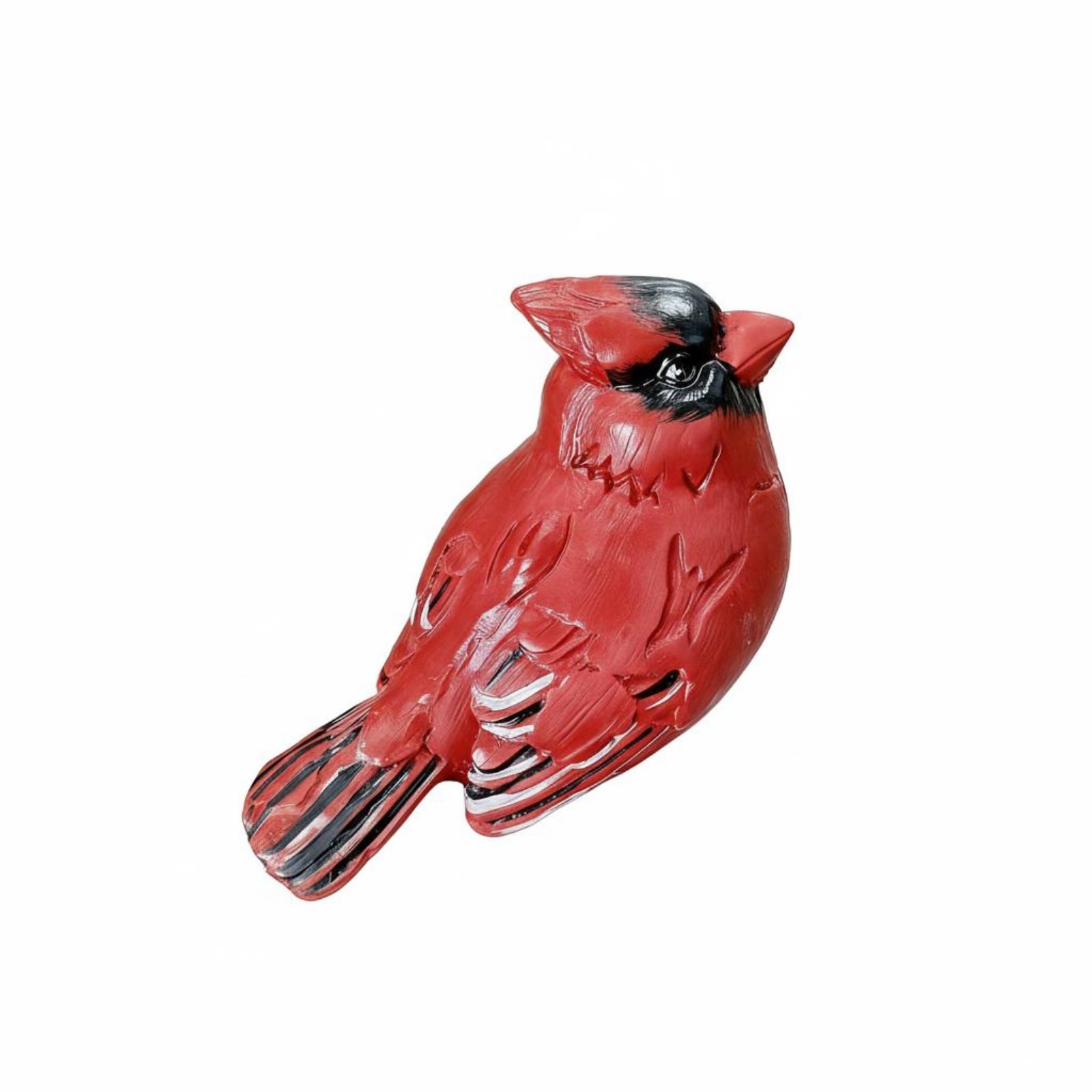Resin Bird Figurine – Red