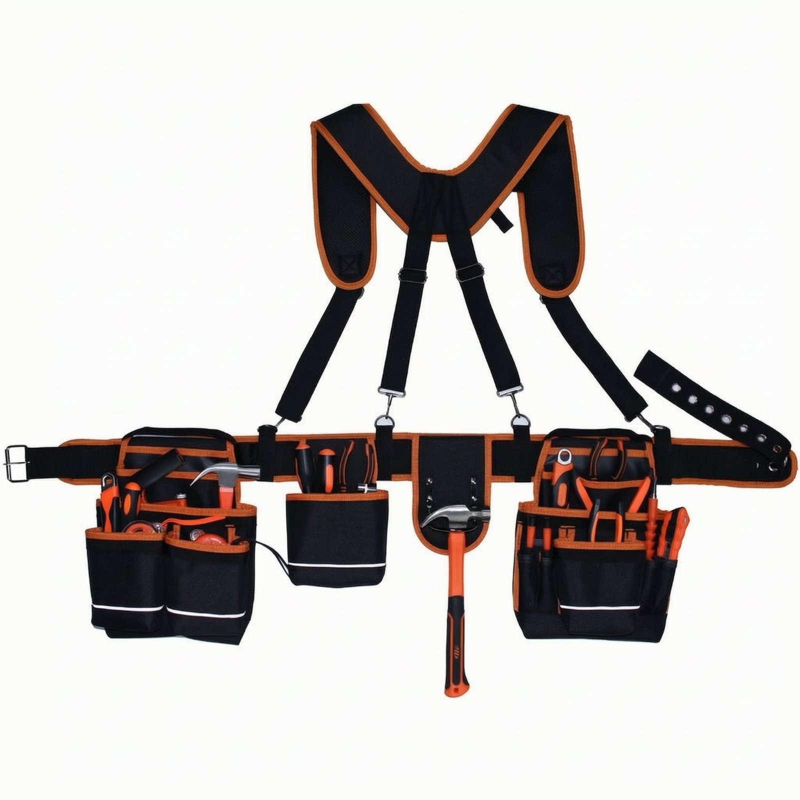 Tool Belt with Suspenders