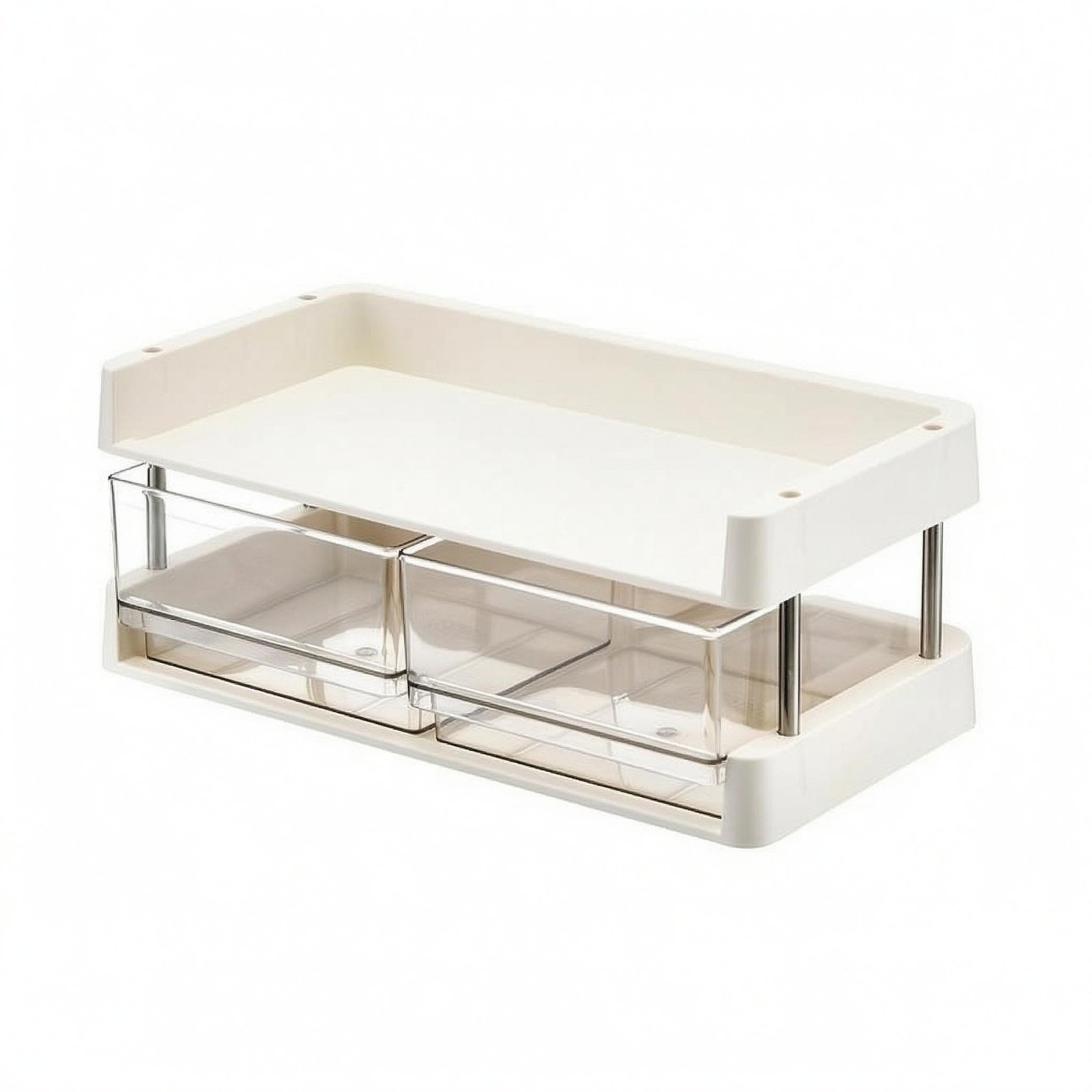 Transparent Desktop Storage Rack