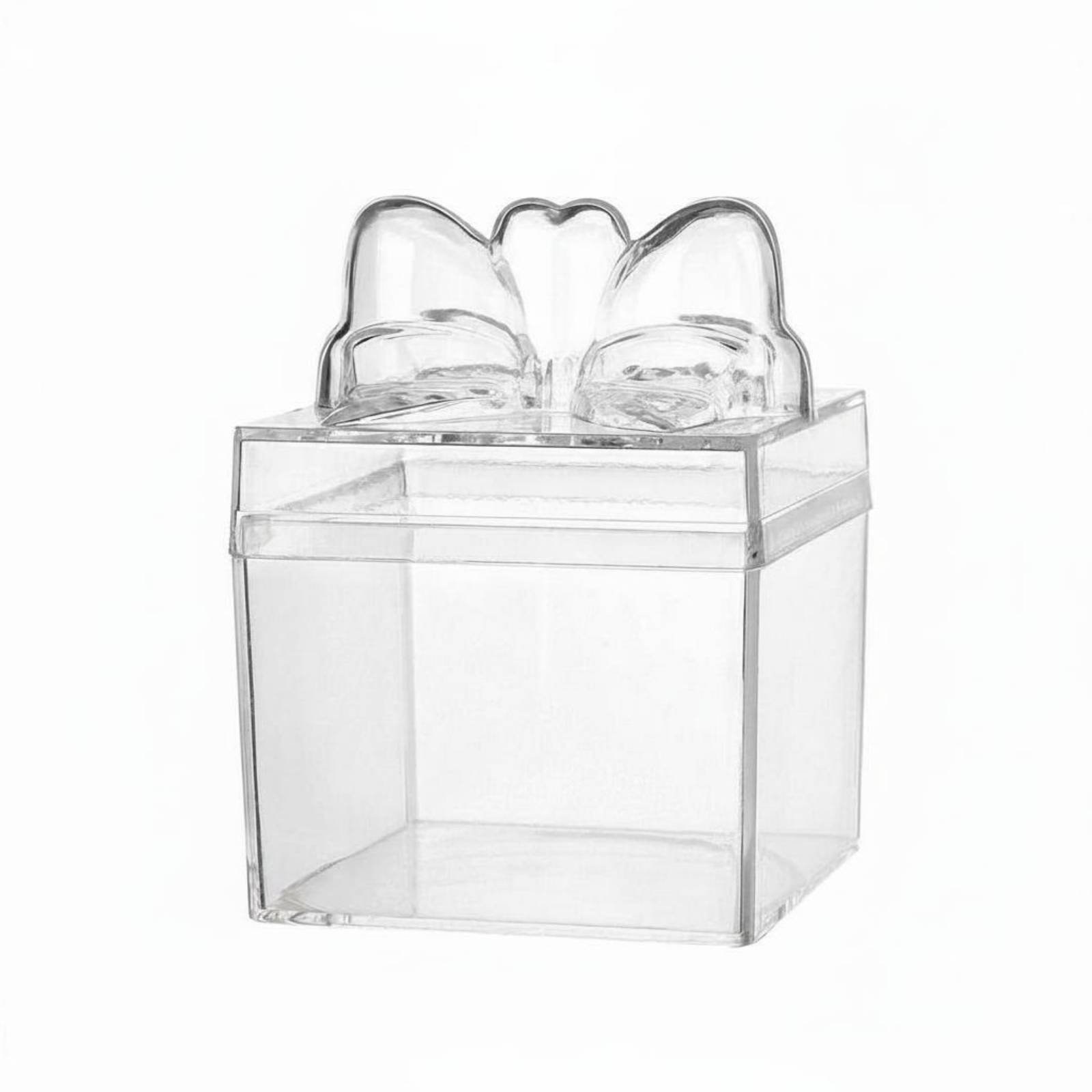Transparent Candy Box with Bow