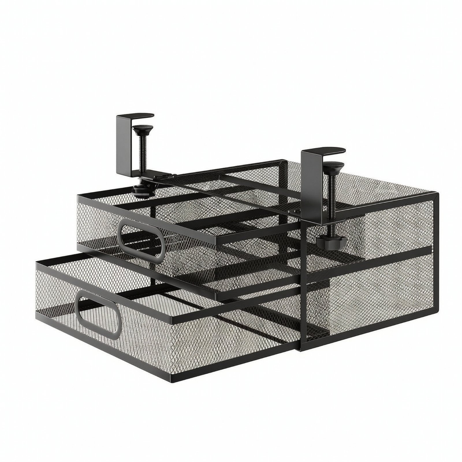 Simple-Install Beneath-Desk Drawer with Metal Construction