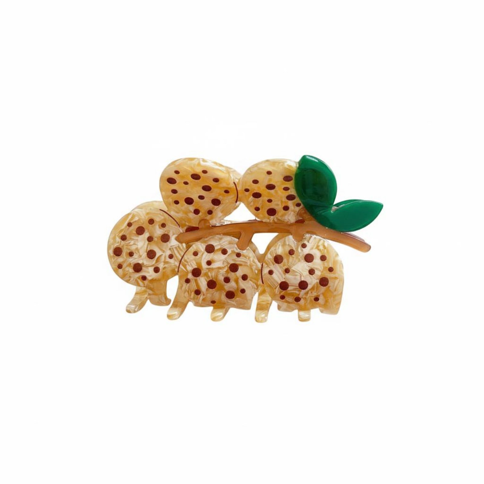 Tropical Print Hair Claw