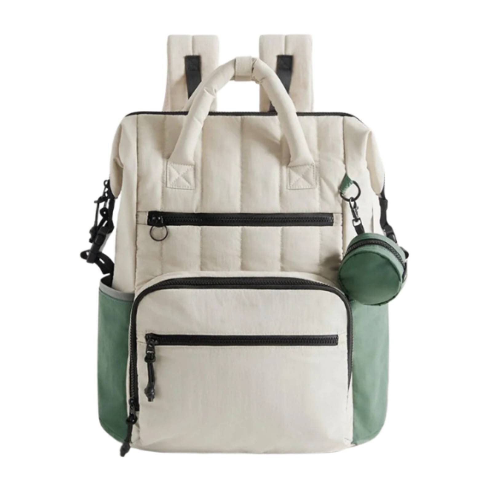 Diaper Backpack – Beige Green