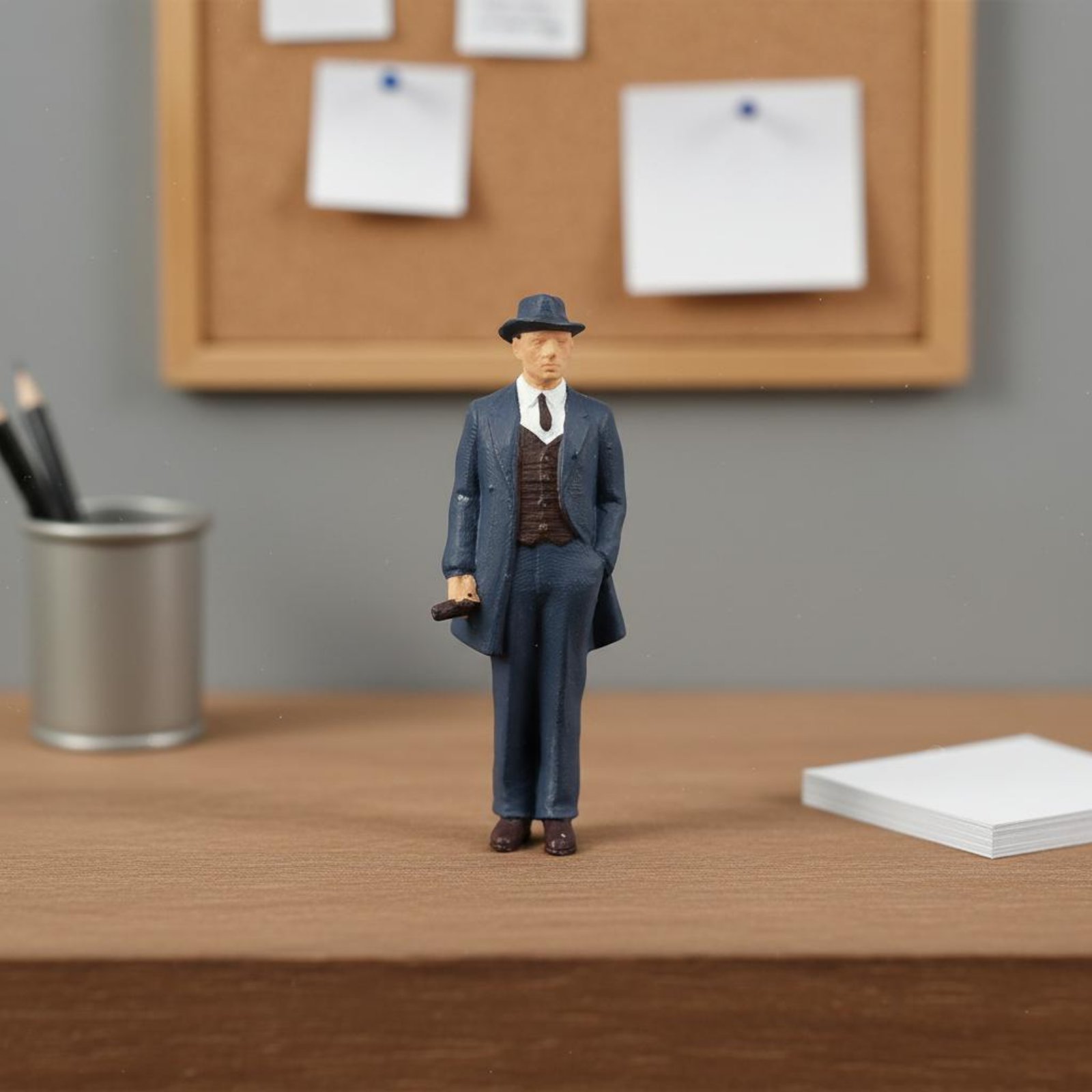 1/64 Scale Businessman Figure