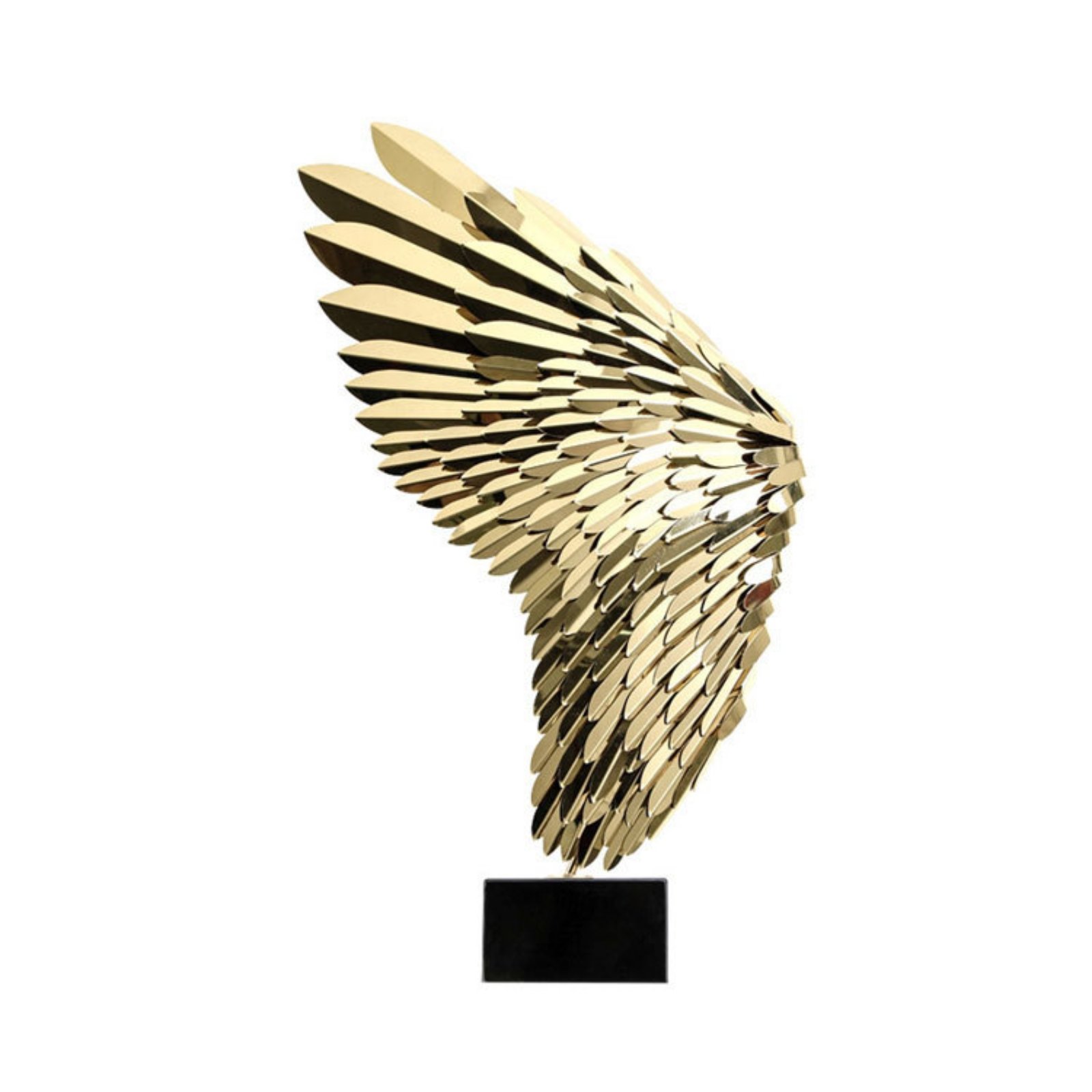 Mirrored Wing Sculpture