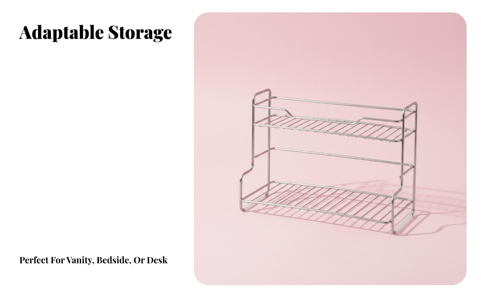 2-Tier Cosmetic Shelf