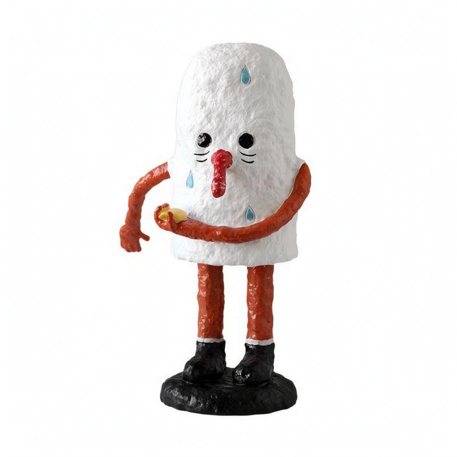 Textured Snowman Figurine