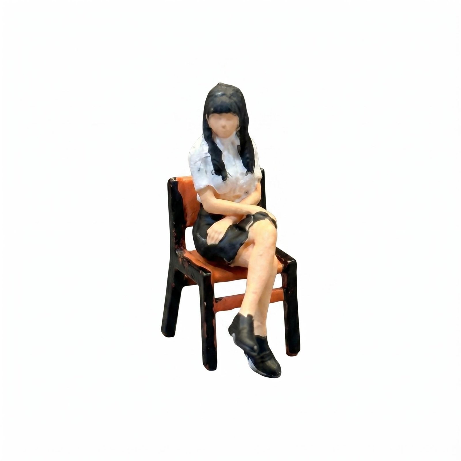 1/64 Scale Seated Woman Figurine