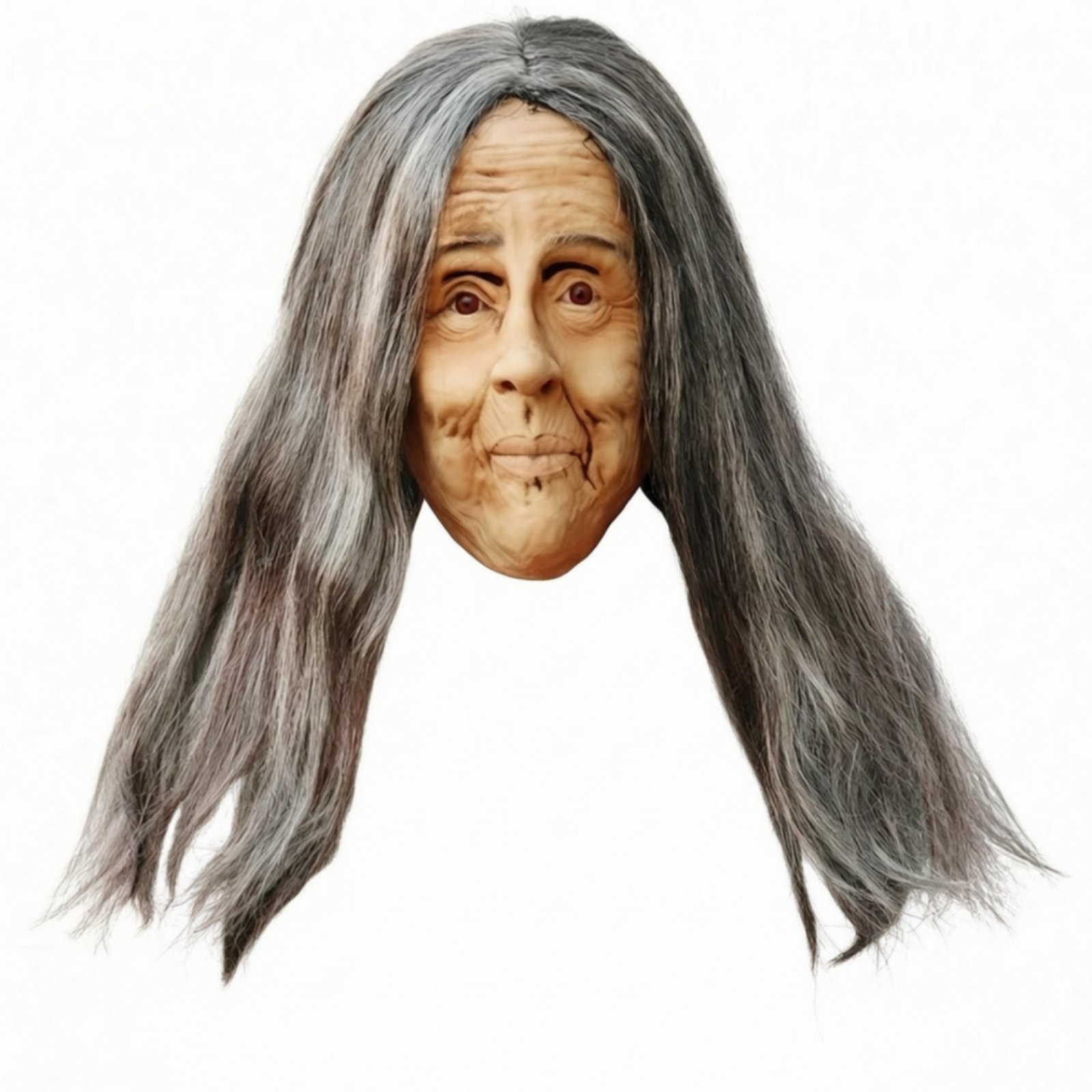 Old Woman Face Covering
