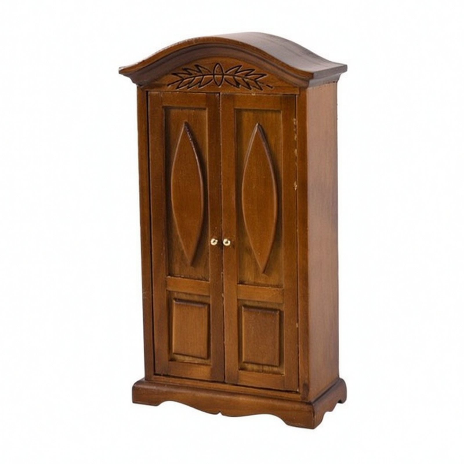 Miniature Wardrobe with Walnut Finish