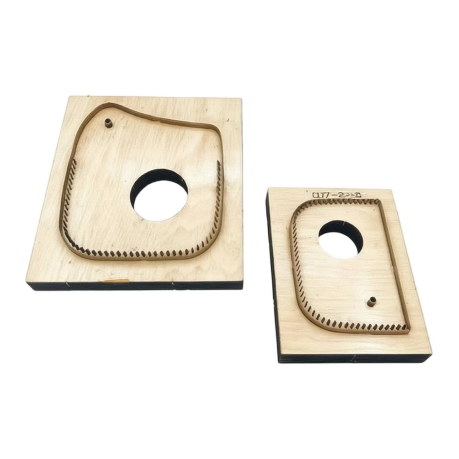2-Piece Leather Cutting Die Stitch Holes