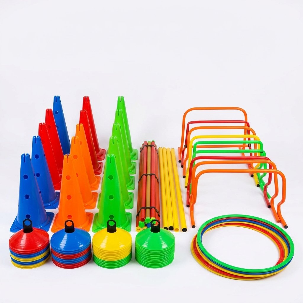 Soccer Training Cones – Agility Poles Corner Flags