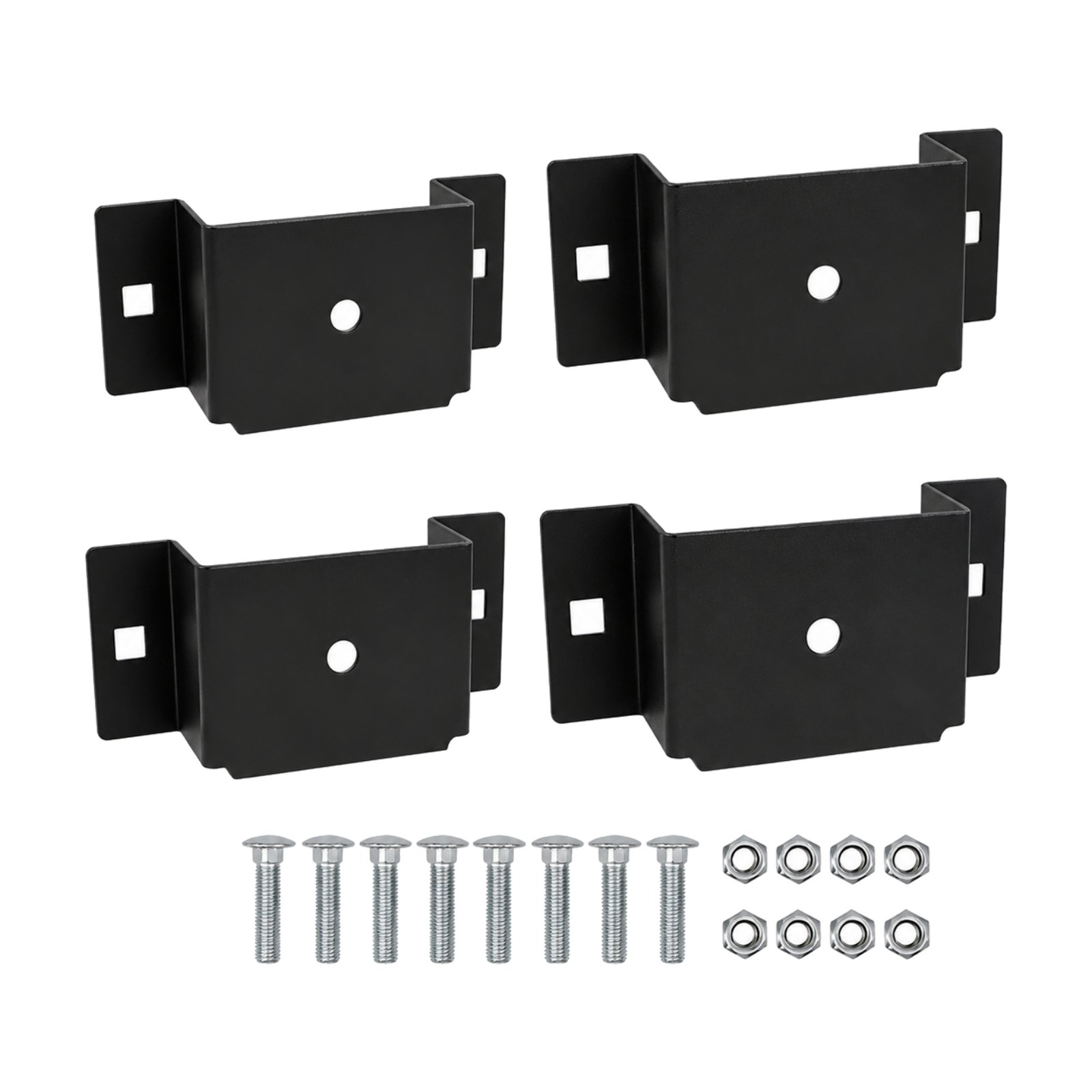4-Piece Metal Trailer Stake Pocket Bracket
