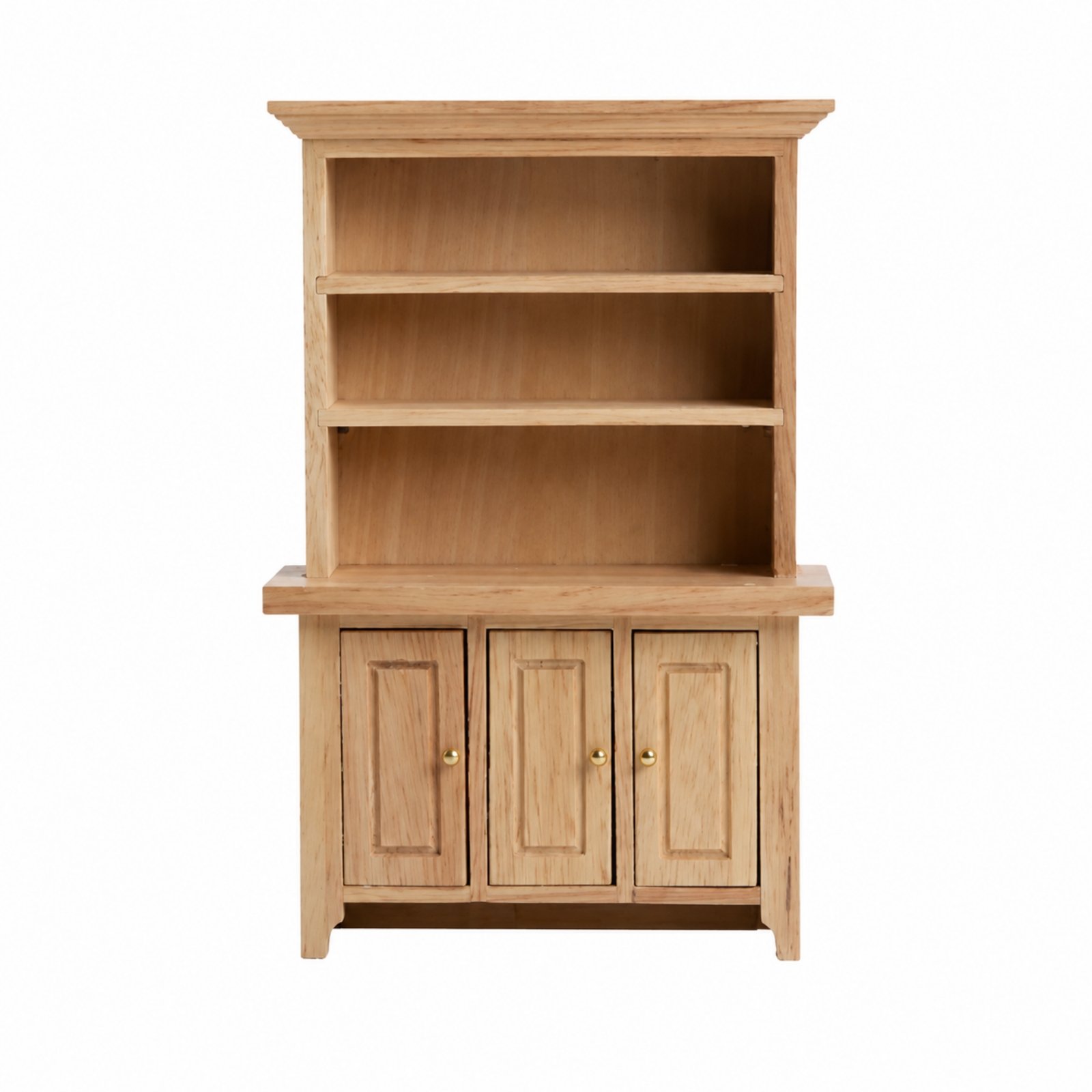 Miniature Wooden Cabinet with Doors