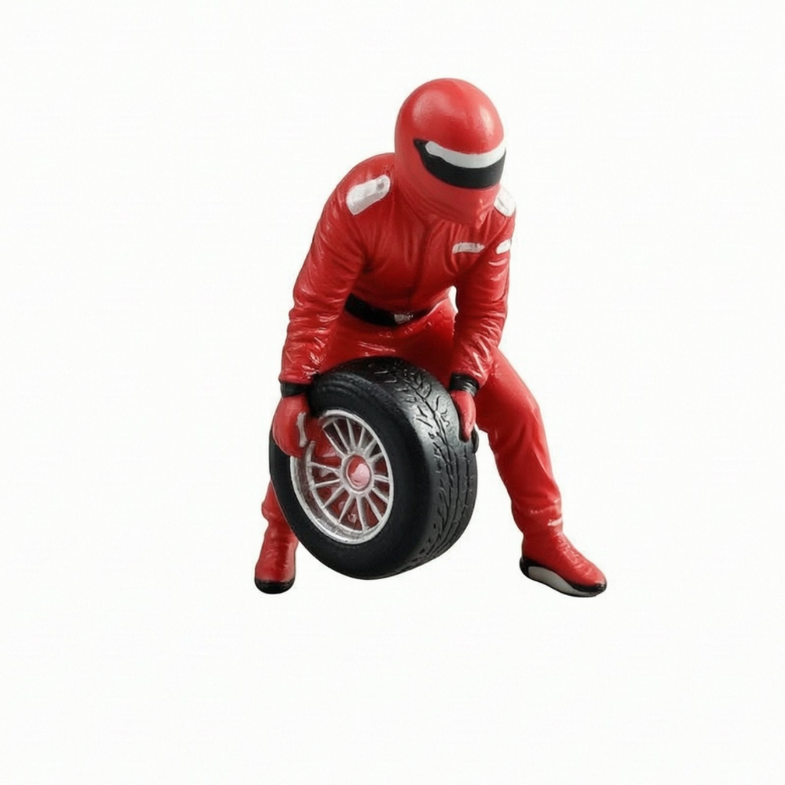 Helmeted Auto Service Worker Model