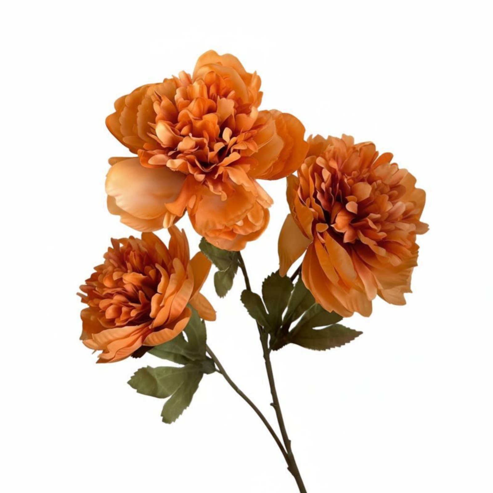 Orange Artificial Silk Flowers