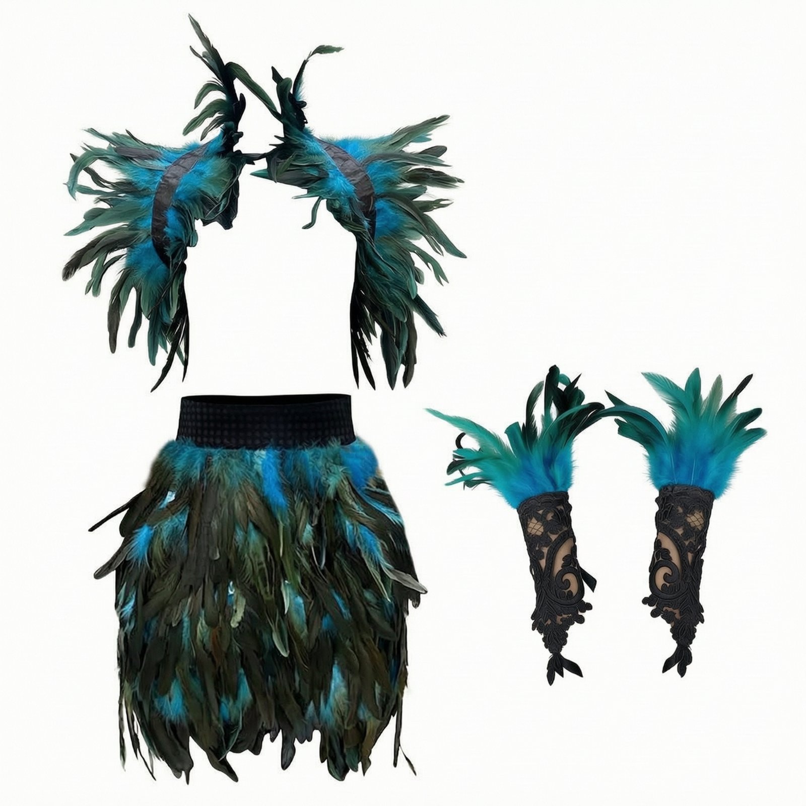 Polyester Feather Costume