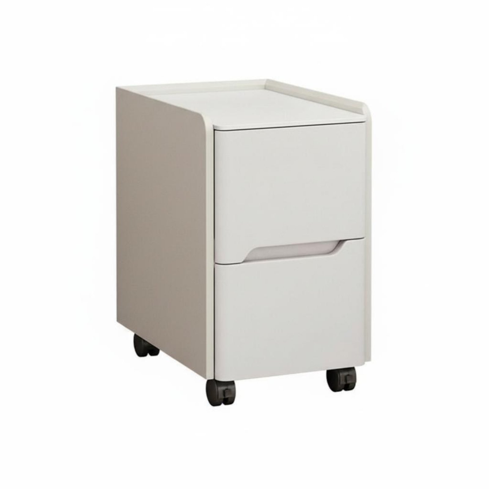 Rolling 2-Drawer Trolley with Casters