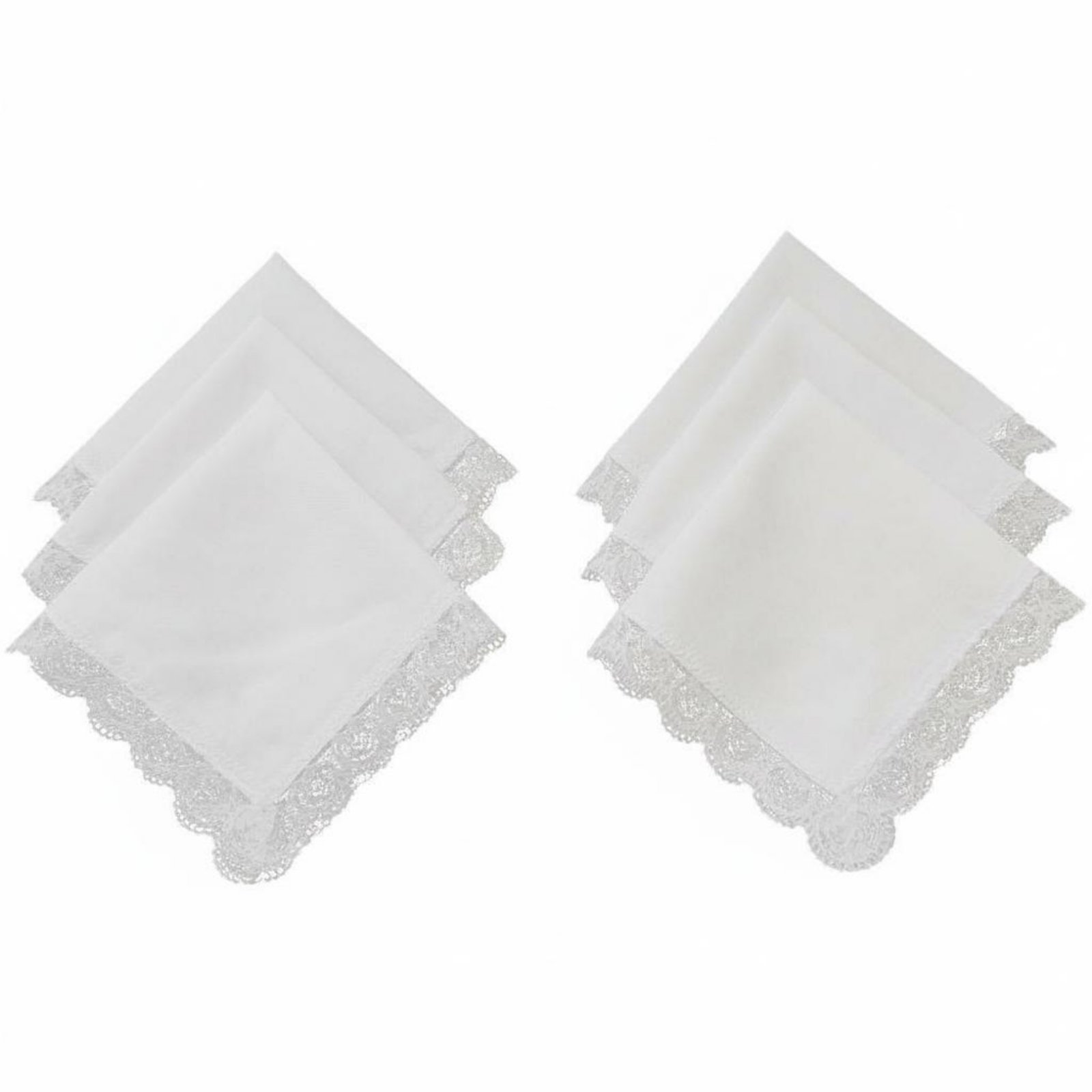 White Lace Handkerchief