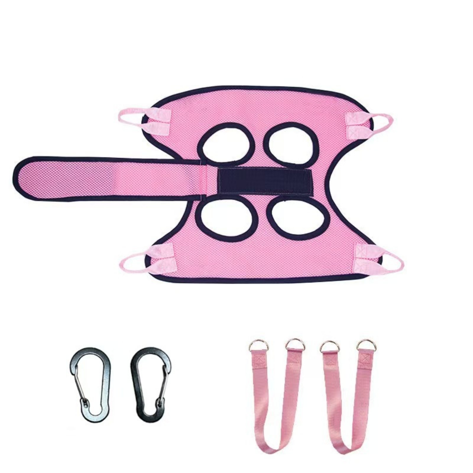 Dog Grooming Hammock – Pink Black, Size S