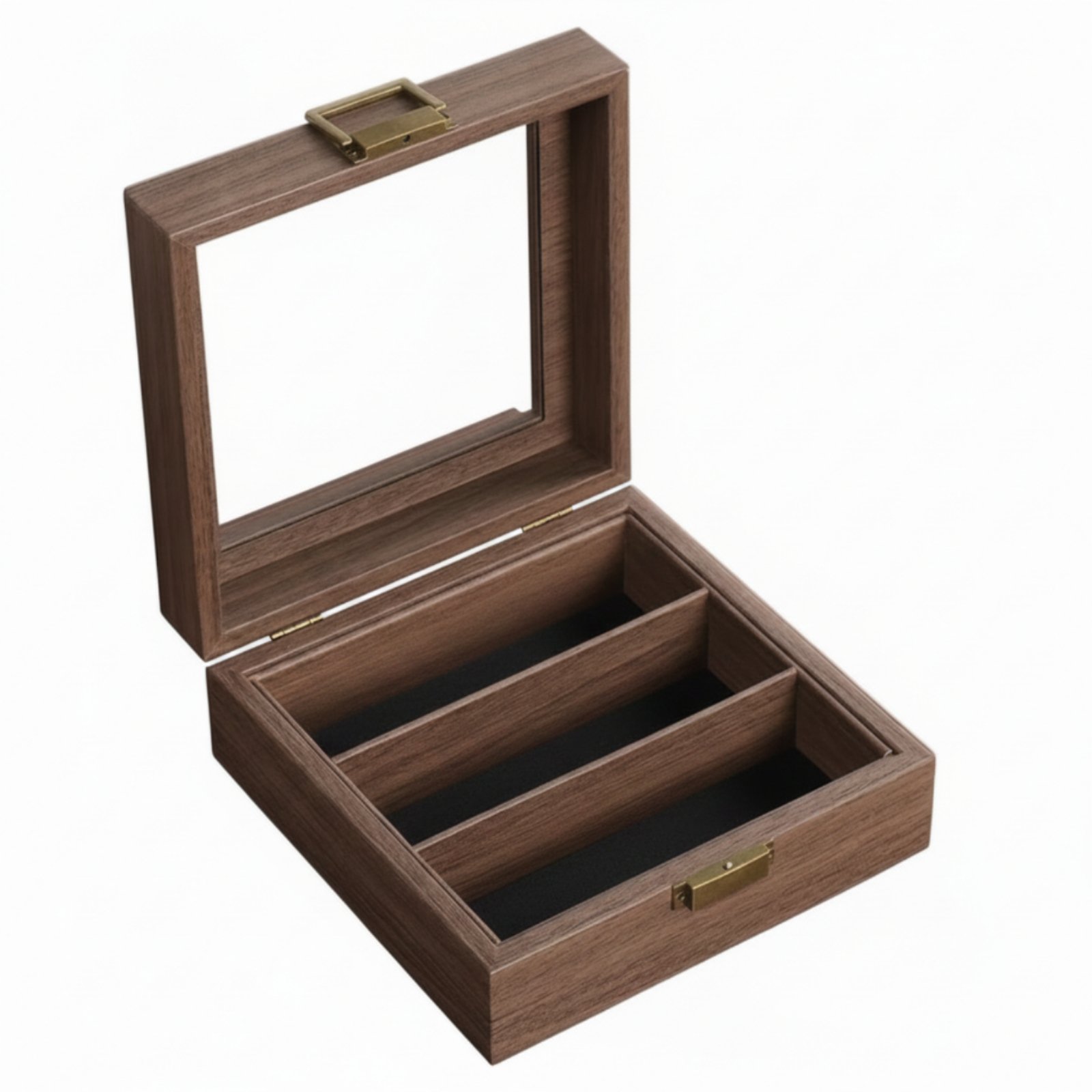 Jewelry Box with Glass Lid
