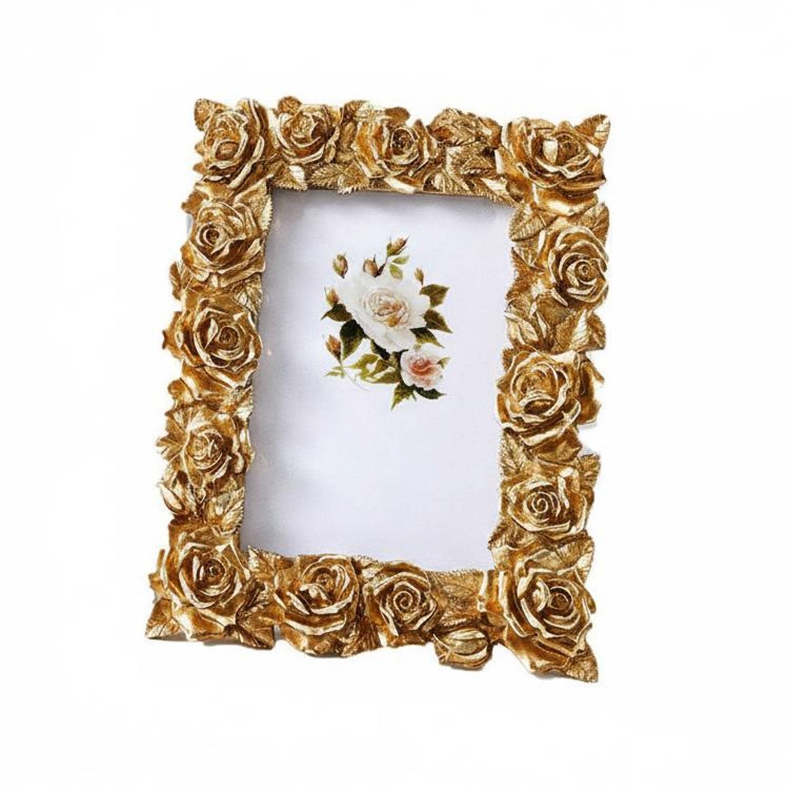Resin Floral Picture Frame