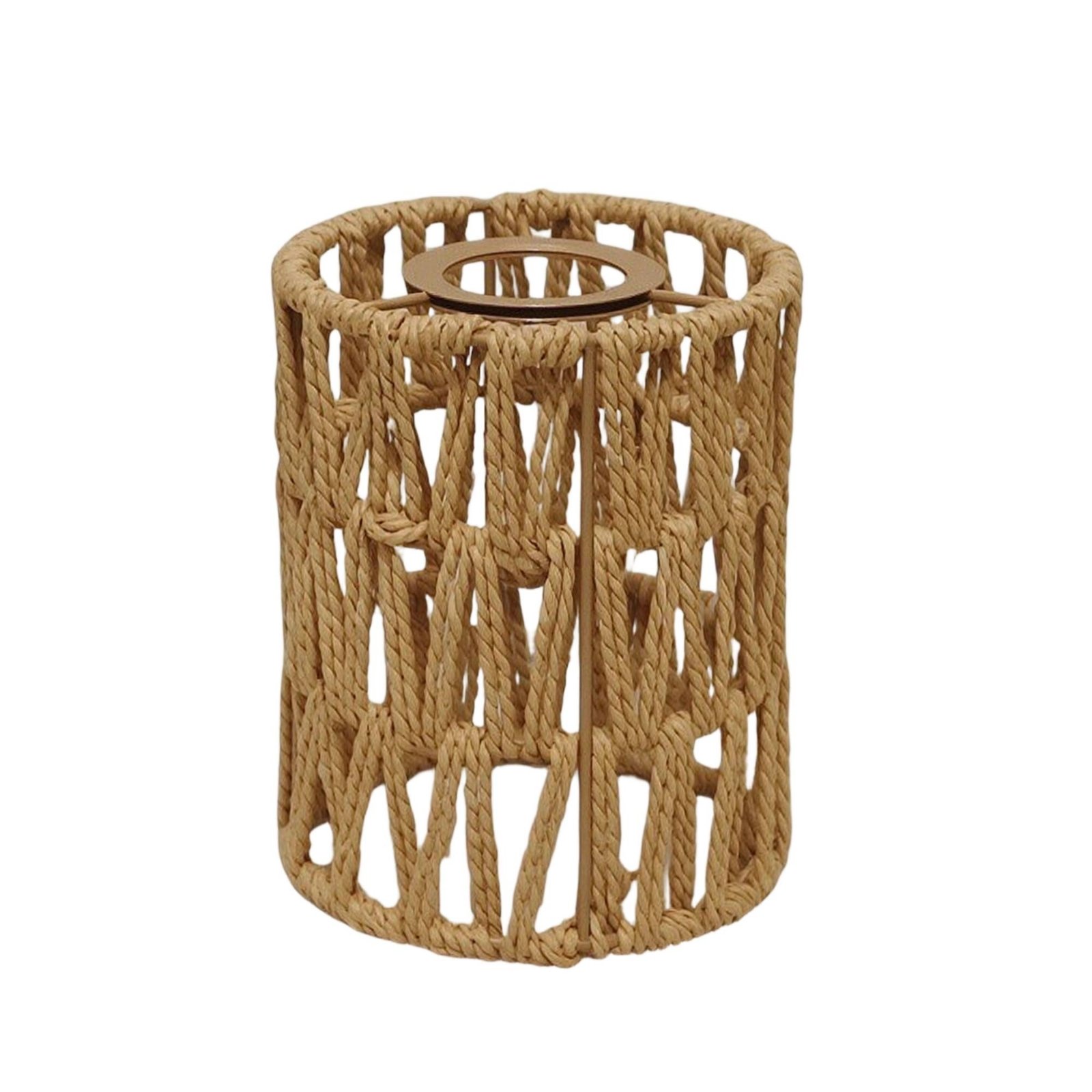 Paper Rope Lampshade Open-Weave