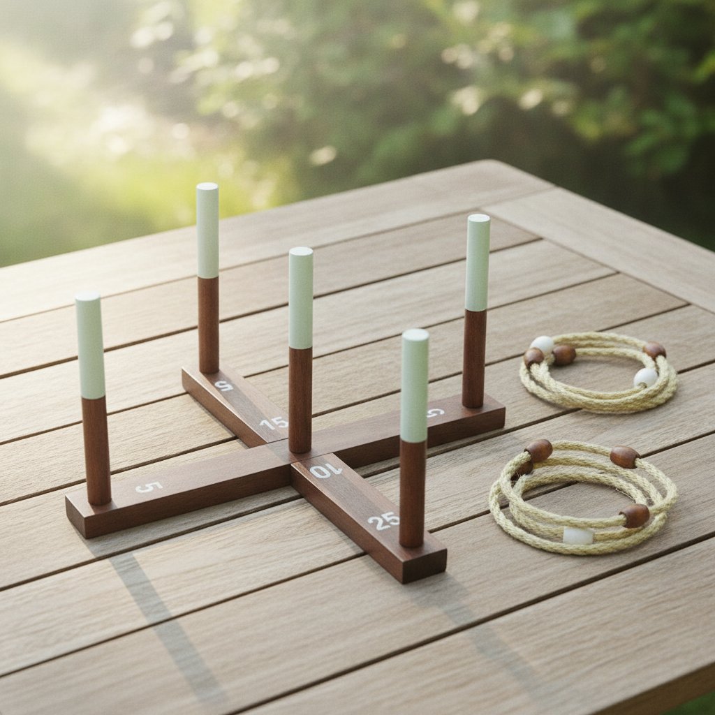 Wooden Ring Toss Game