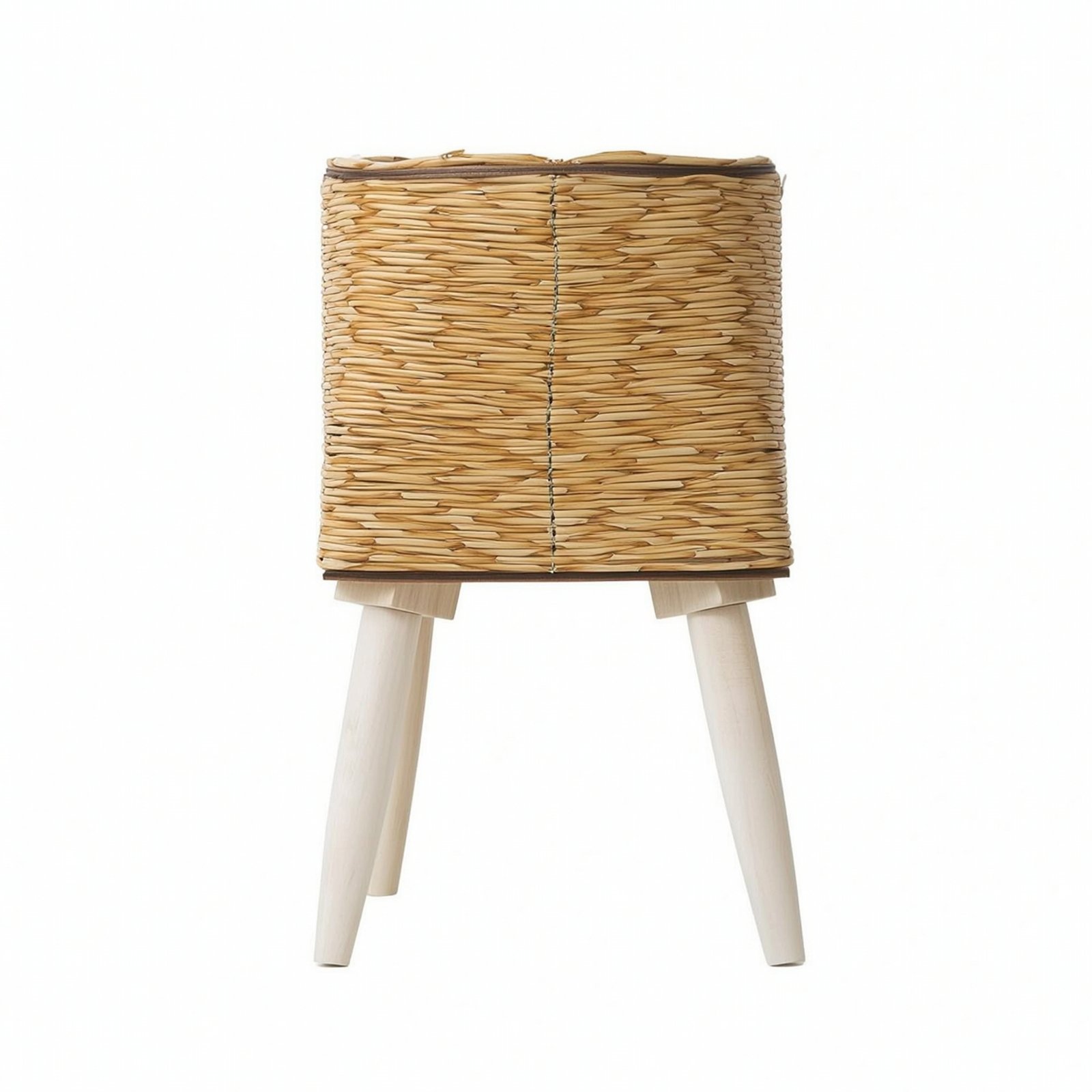 Wicker Planter Basket with Stand