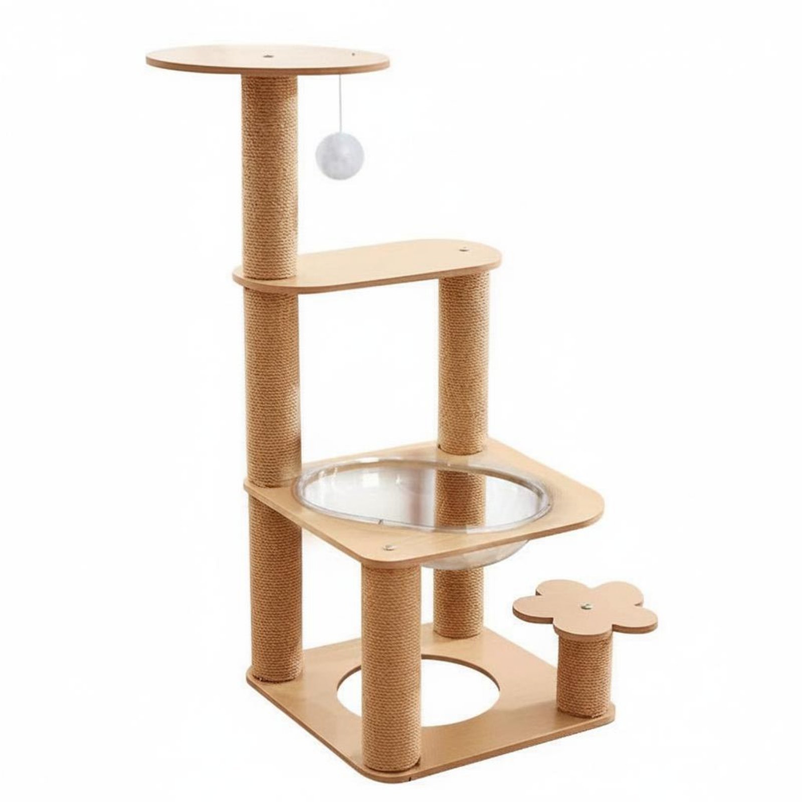 Wood Feline Climbing Structure