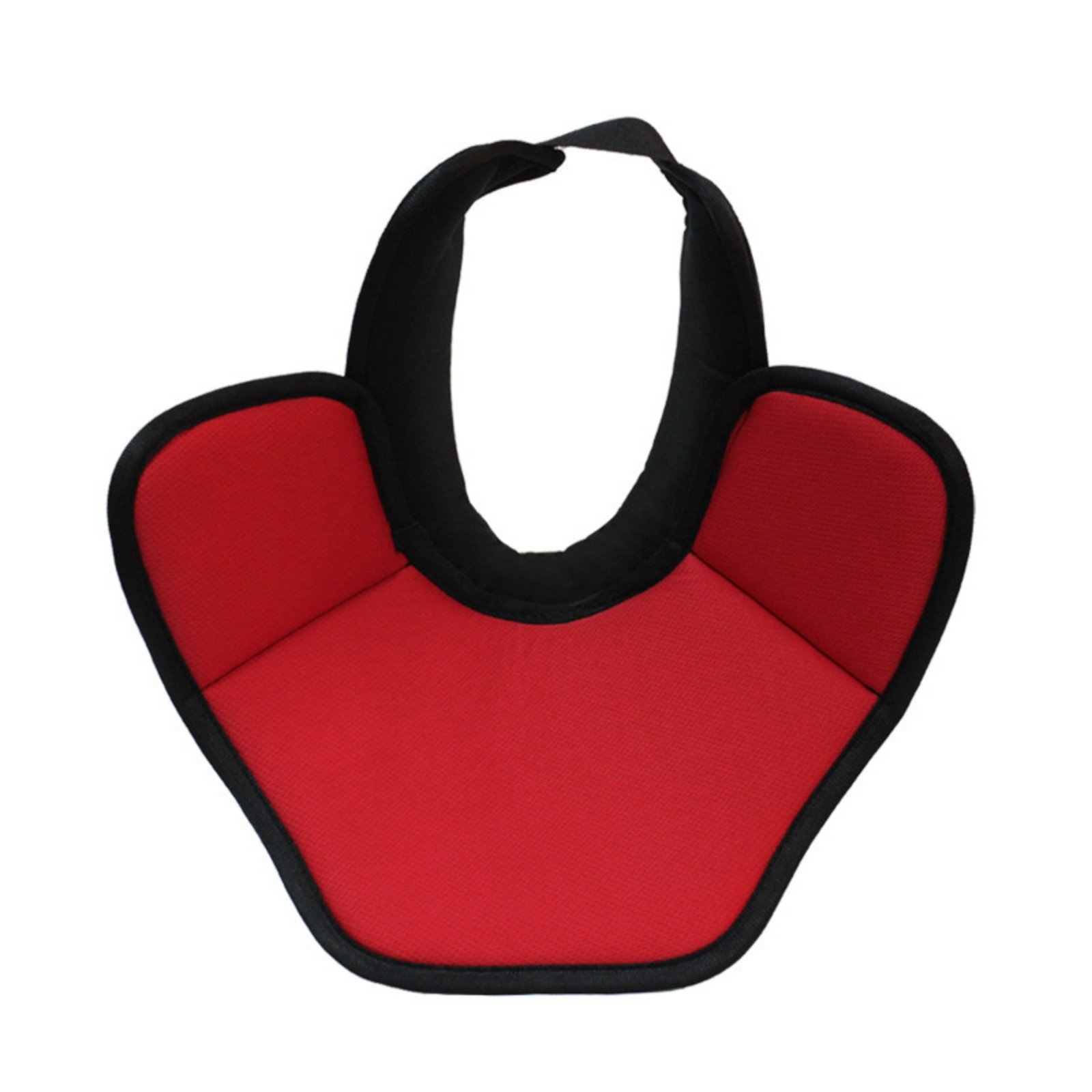 Hockey Neck Guard – Black Red, Size M