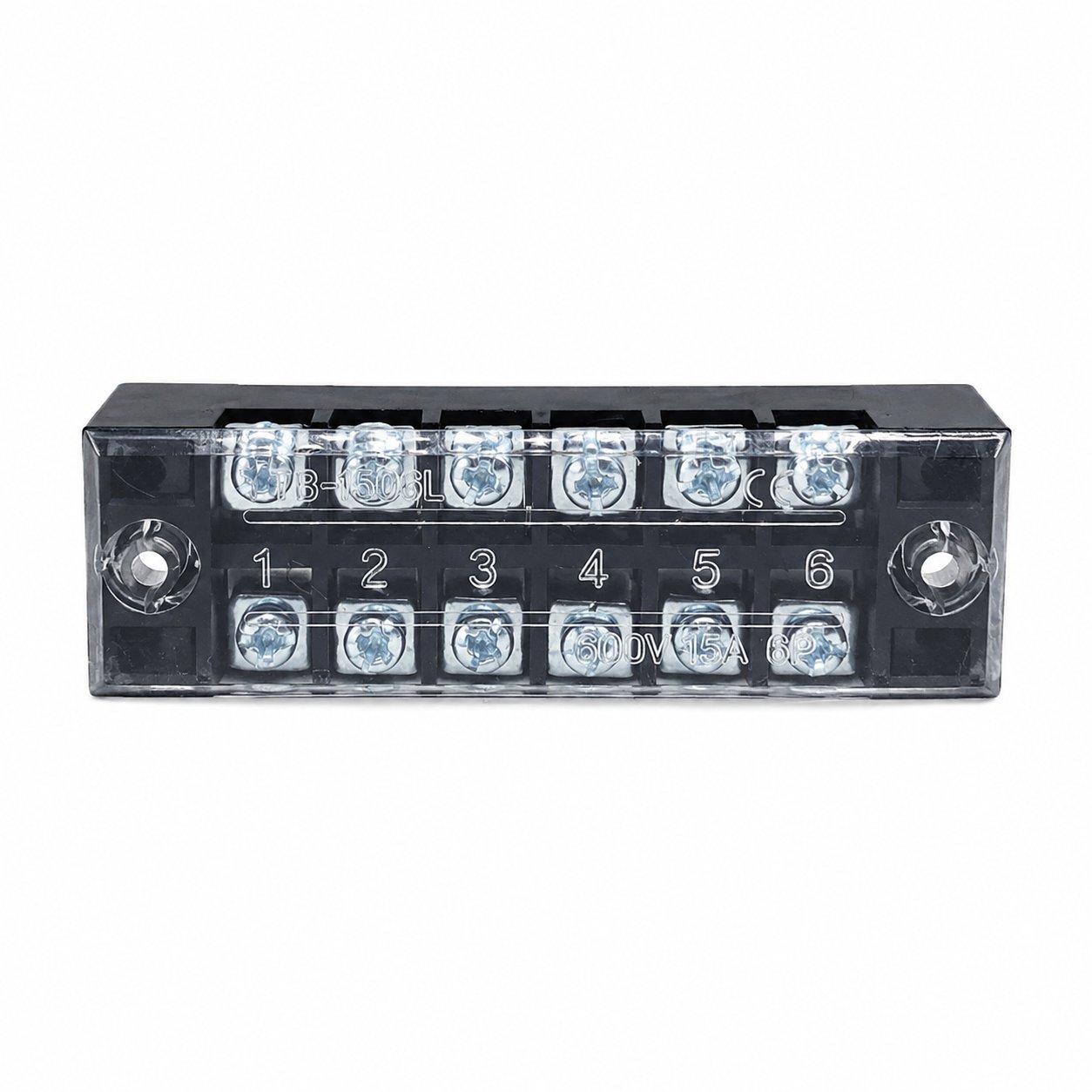 15A 6-Position Terminal Block
