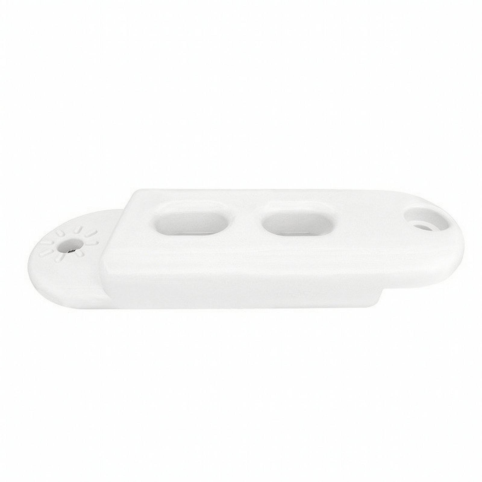 Buoyant Barrier with Oval Cutouts