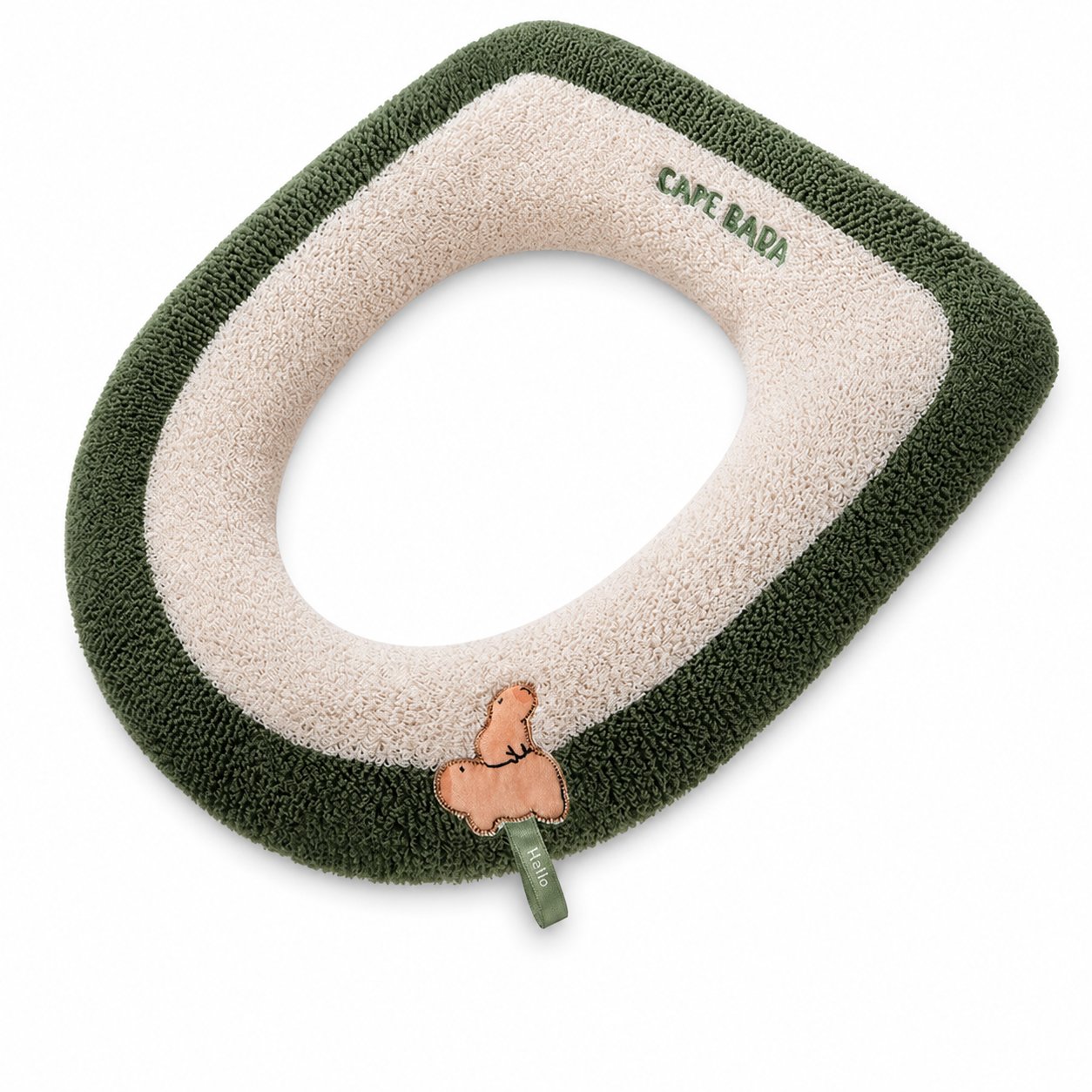 Plush Toilet Seat Cover – Thickened Handle Mat
