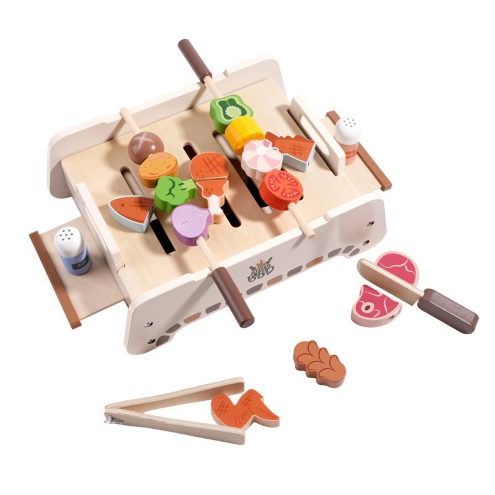 Wooden Barbecue Toy Set