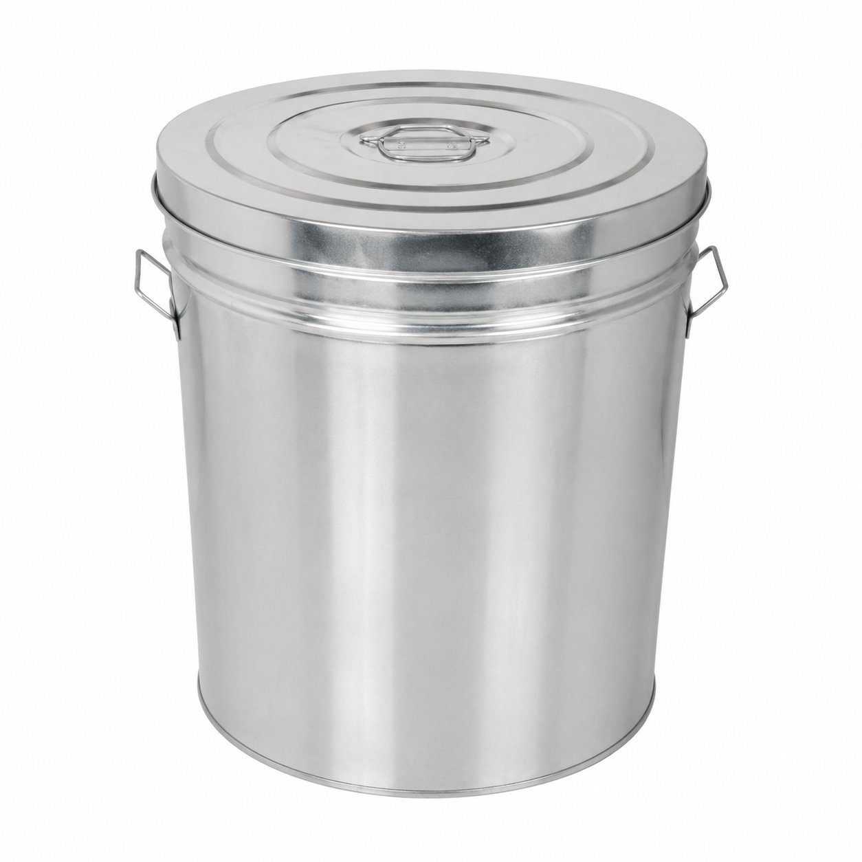 Vintage Iron Rice Storage Bin
