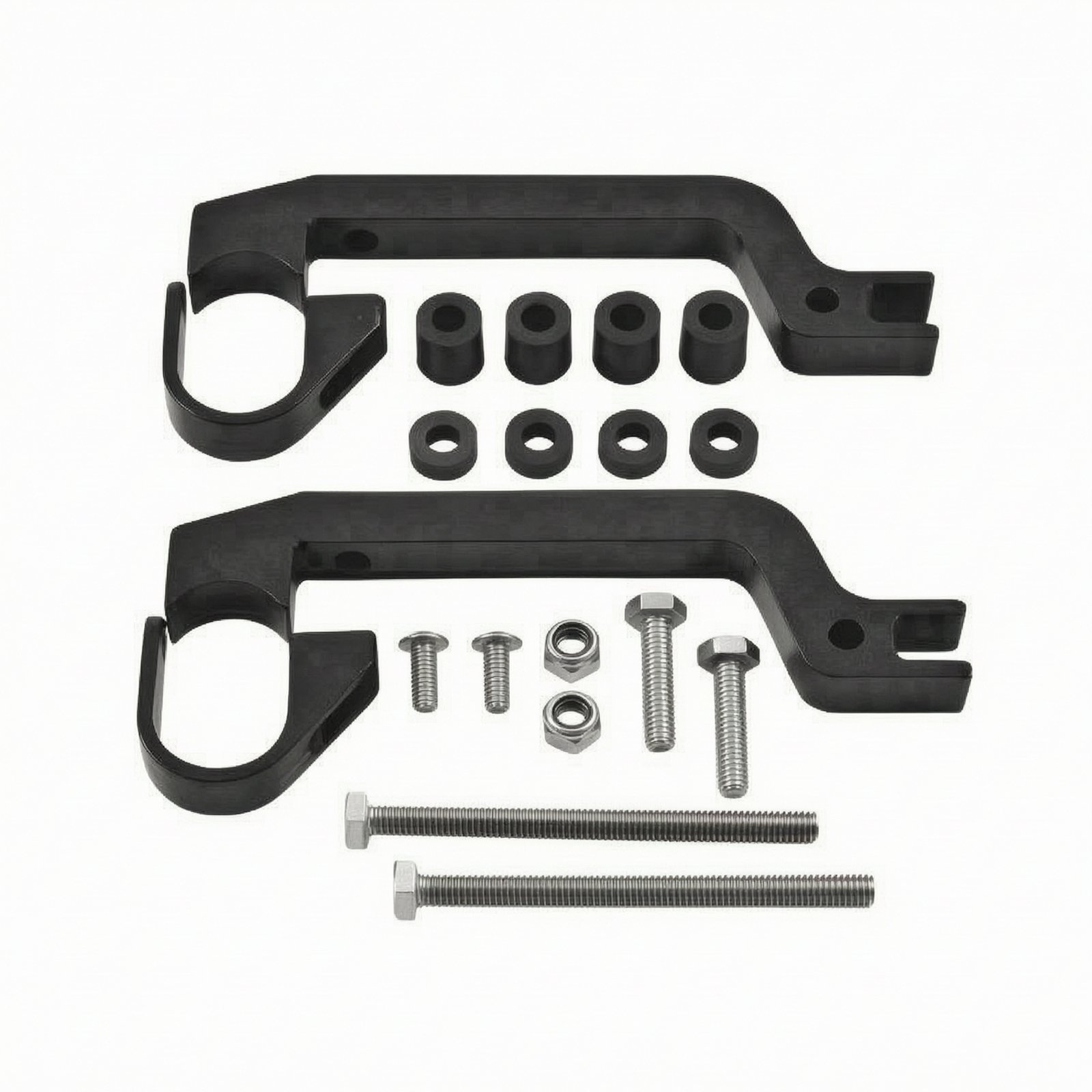 Anodized Aluminum Hand Protector Mounting Kit