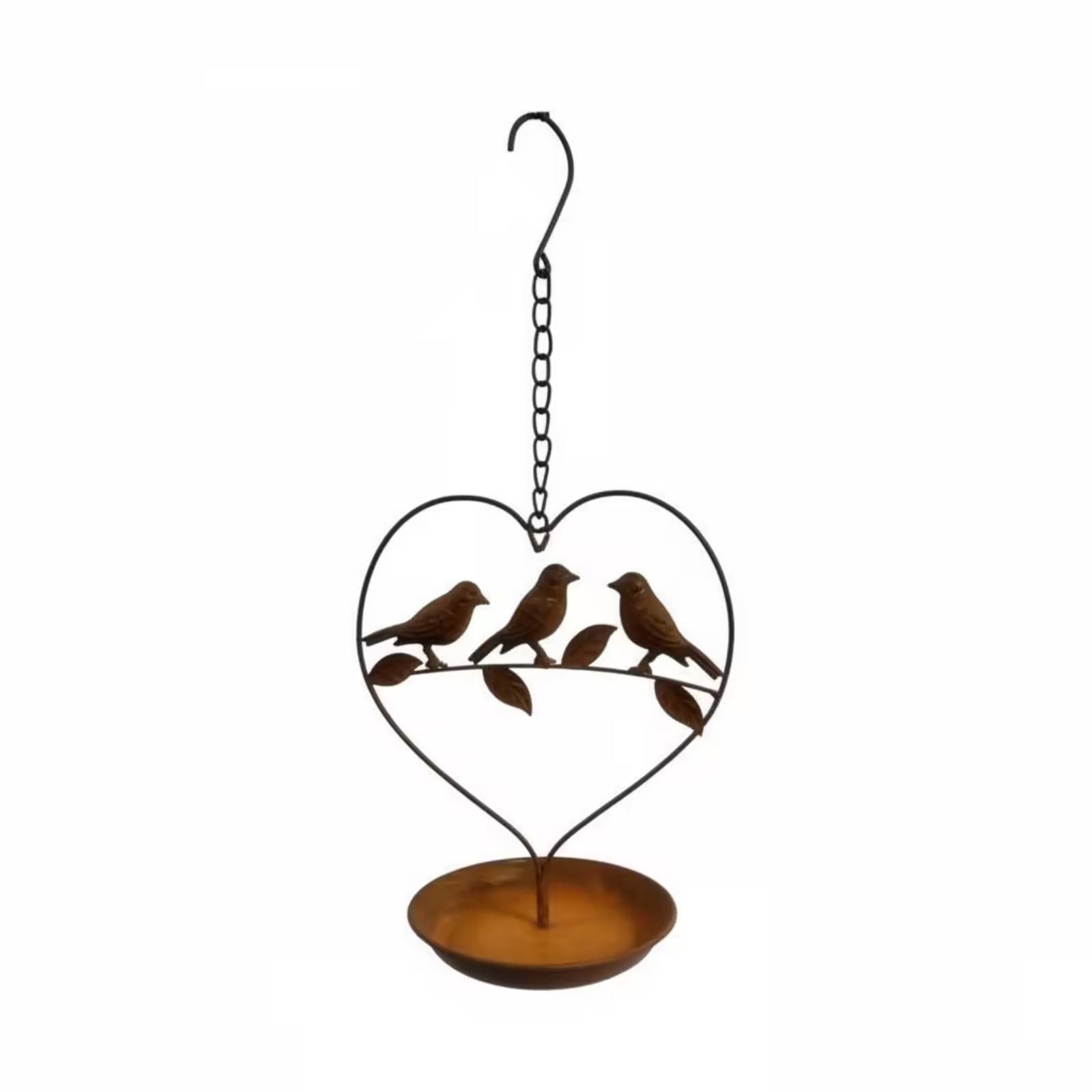 Heart-Shaped Bird Feeder
