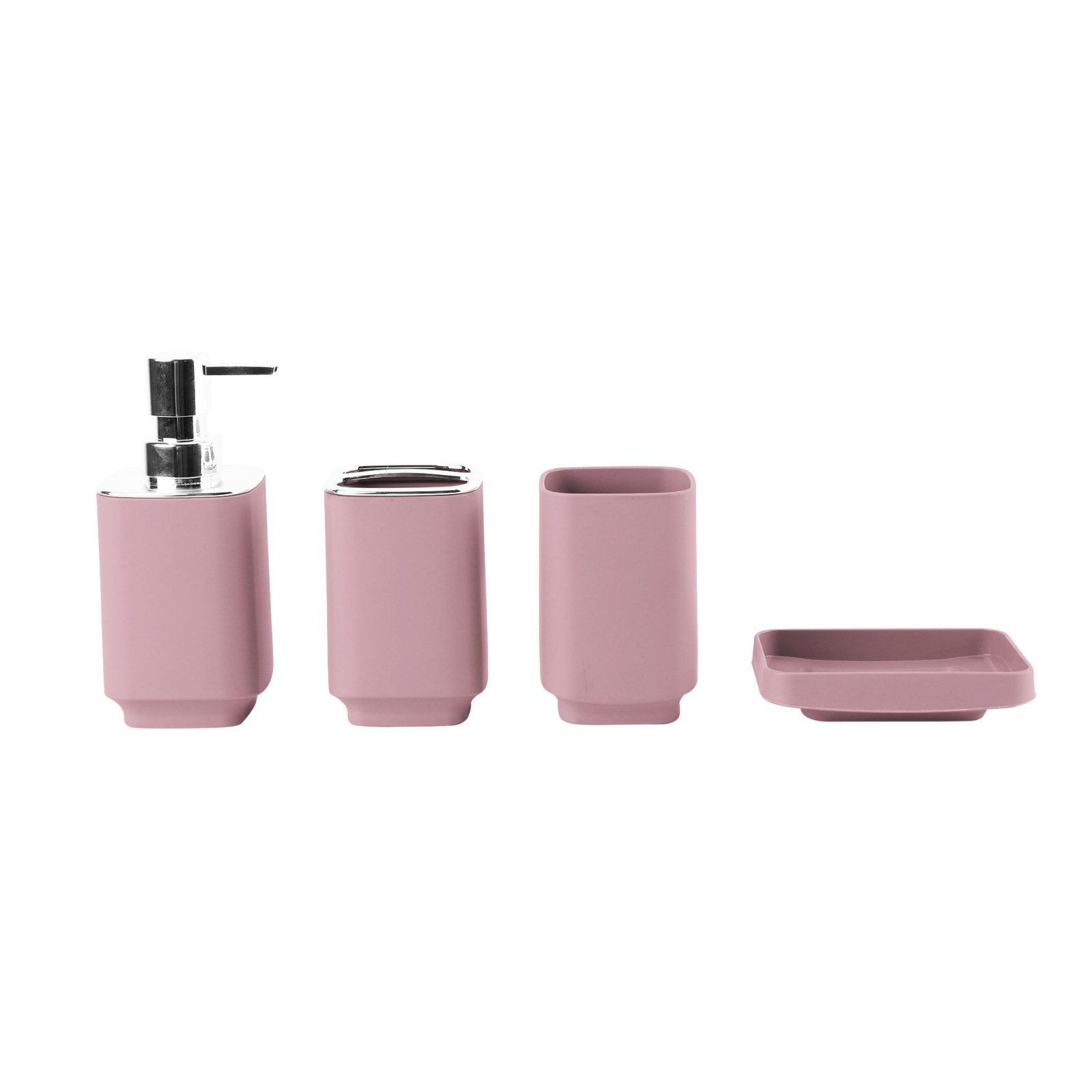 4-Piece Matte Washroom Accessory Set