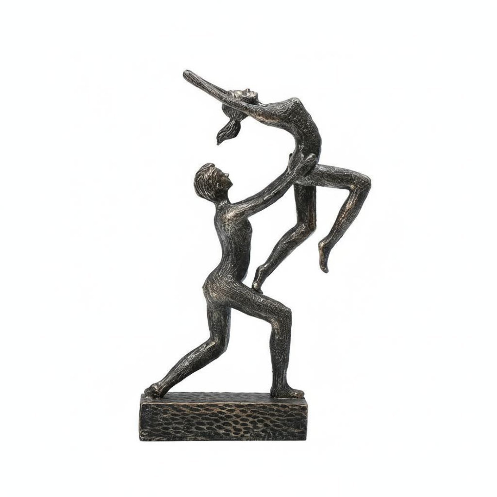 Man Lifting Woman Sculpture