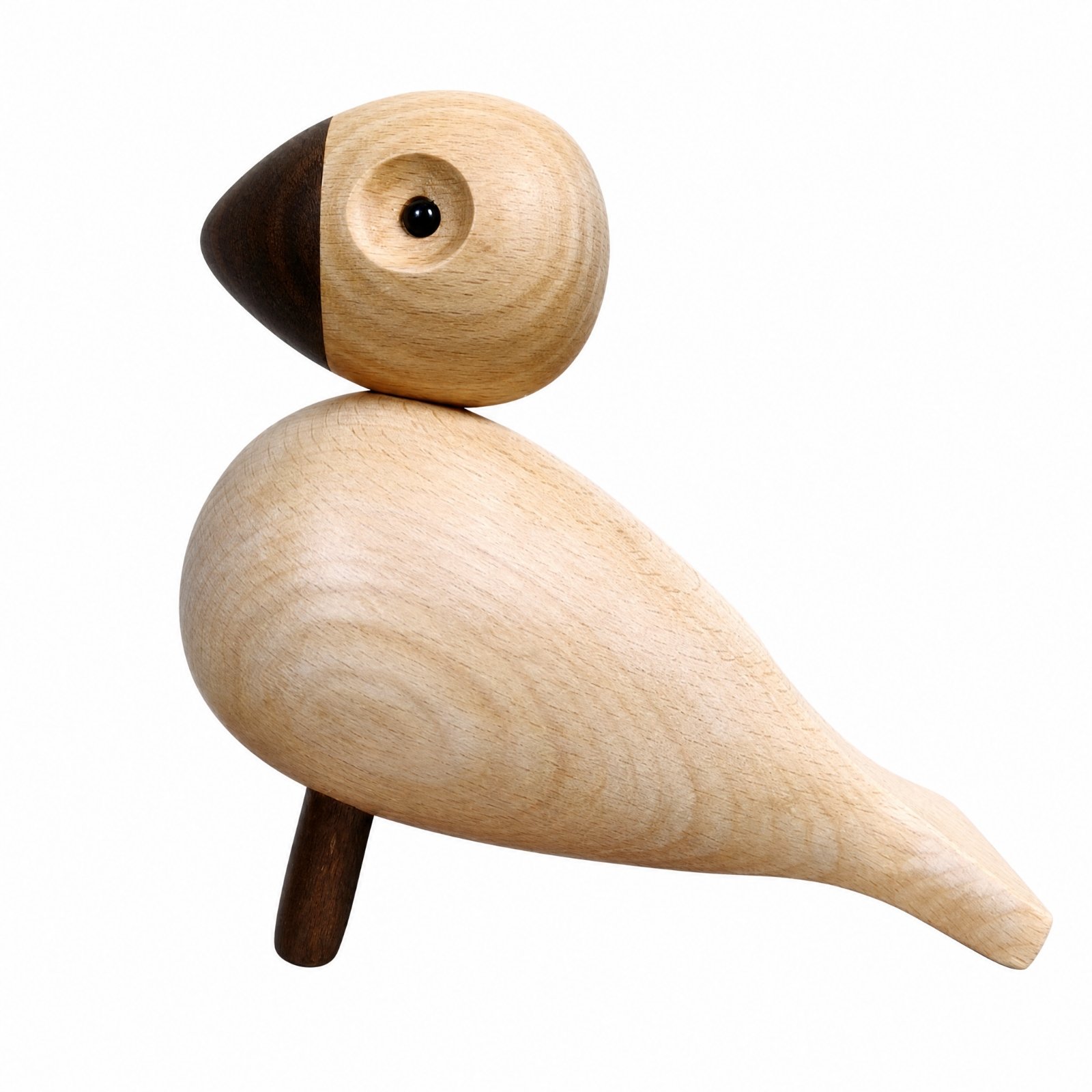 Bird Figurine Beech Wood