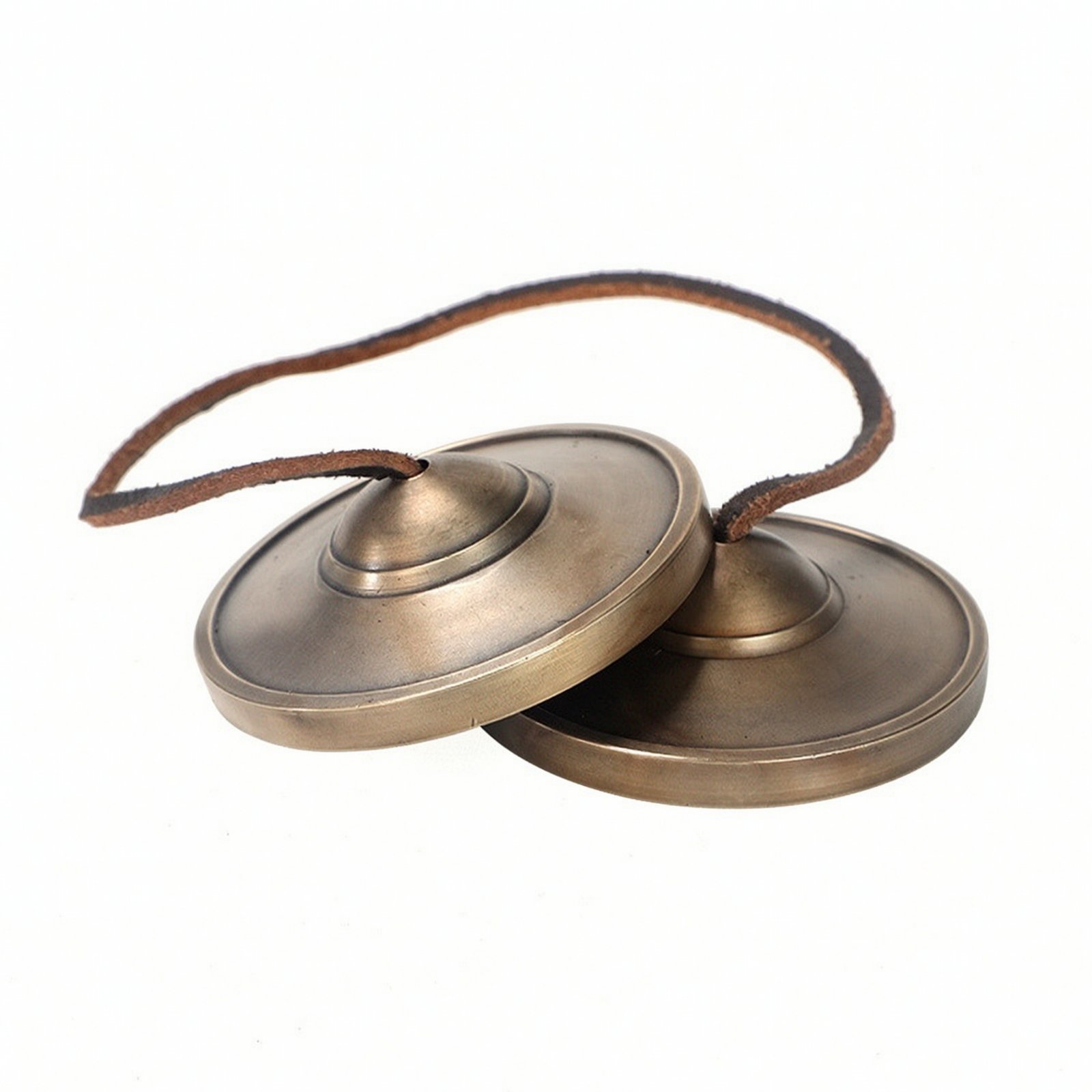 Hand-Shaped Bronze Cymbals Pair