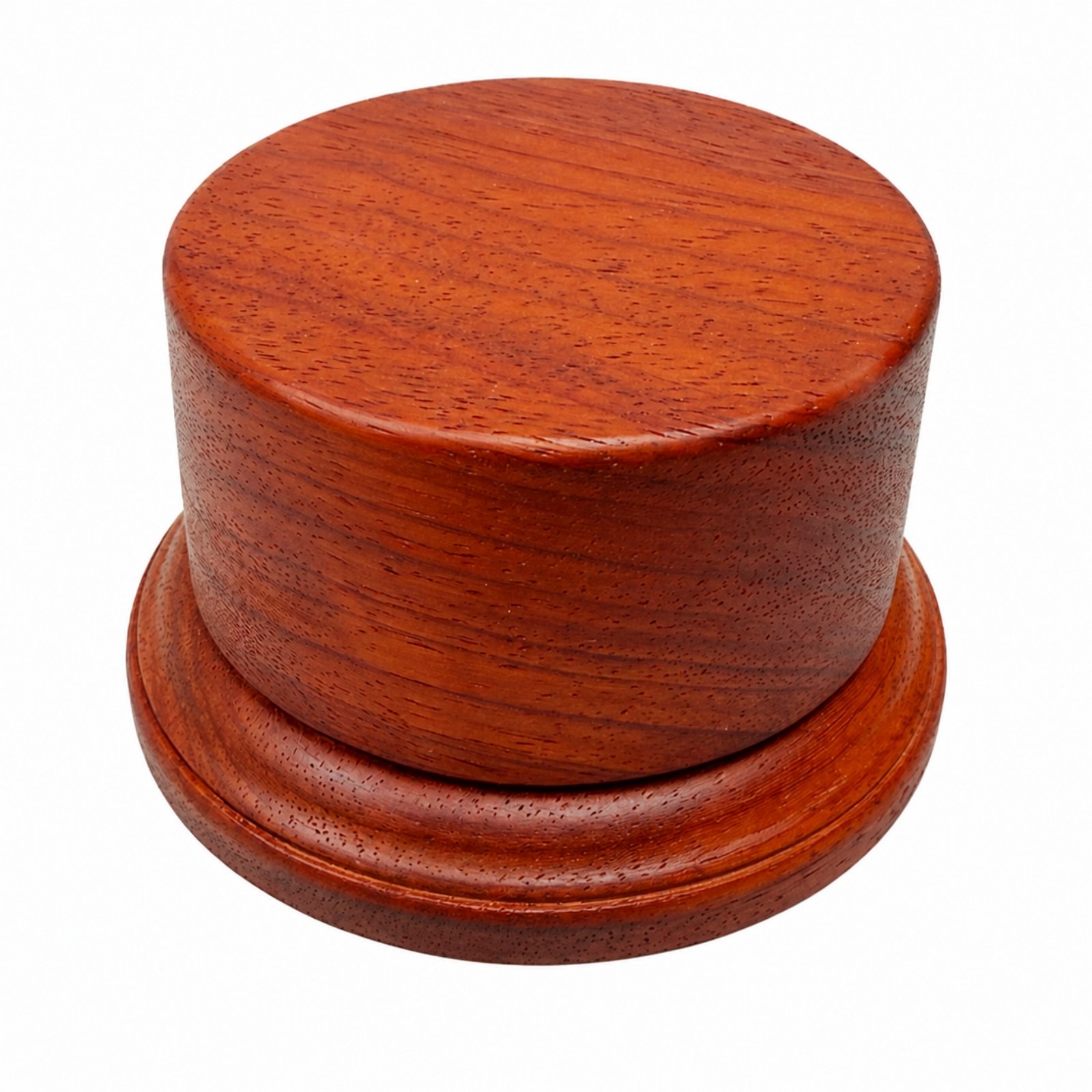 Round Wooden Display Pedestal