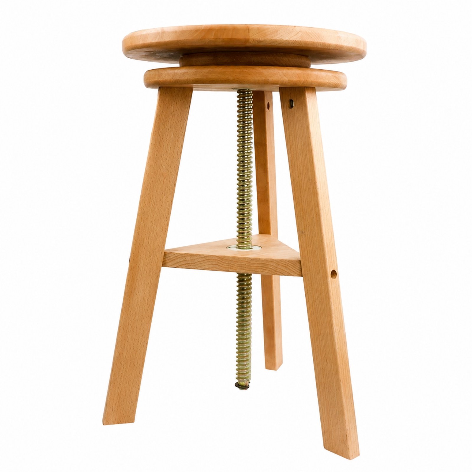 Adjustable Beech Wood Art Stool