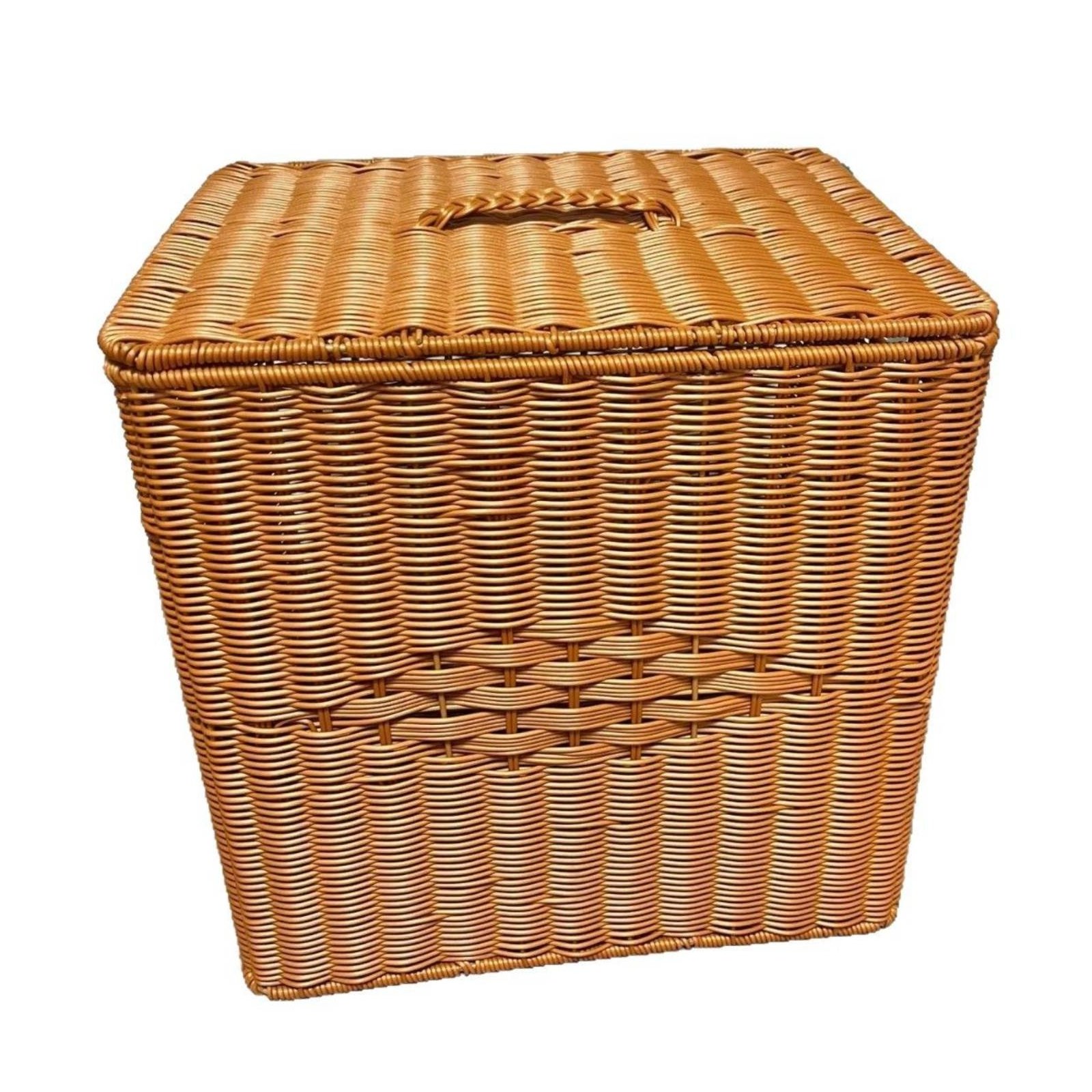 Handwoven Lidded Basket