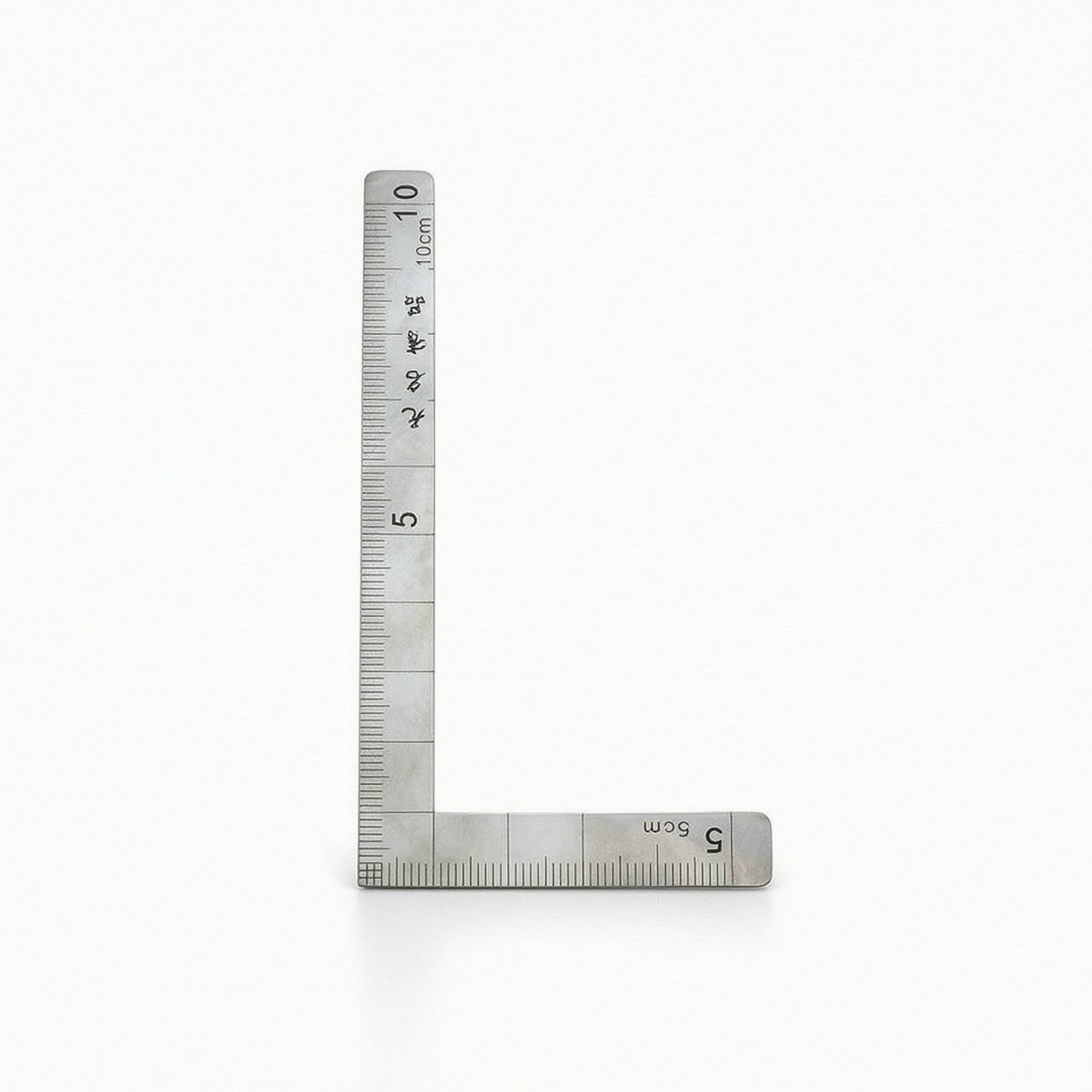 Stainless Steel L-Shaped Ruler