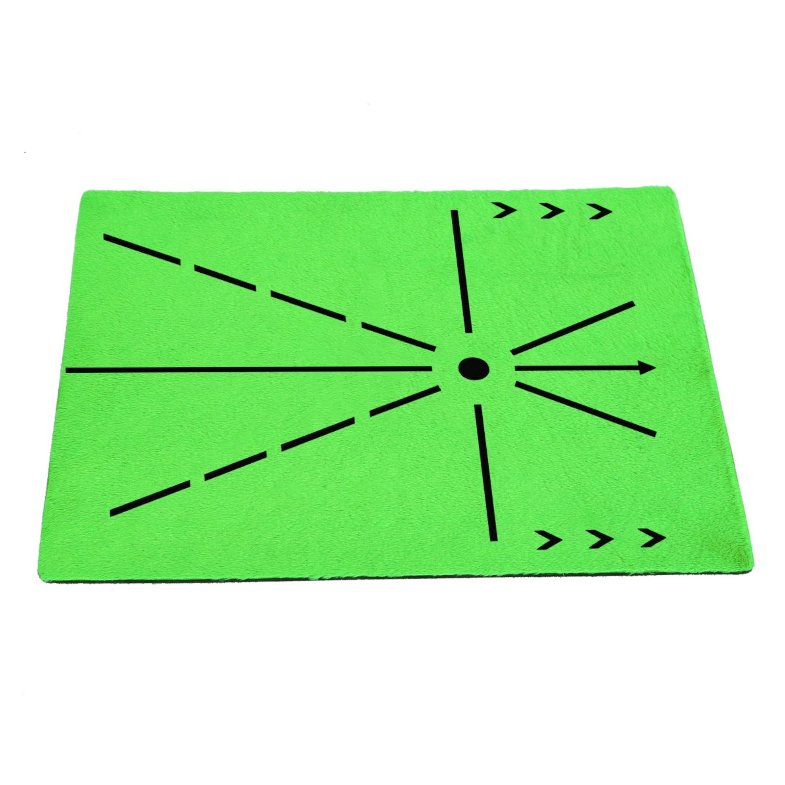 Golf Practice Mat + Golf Ball Practice Tray