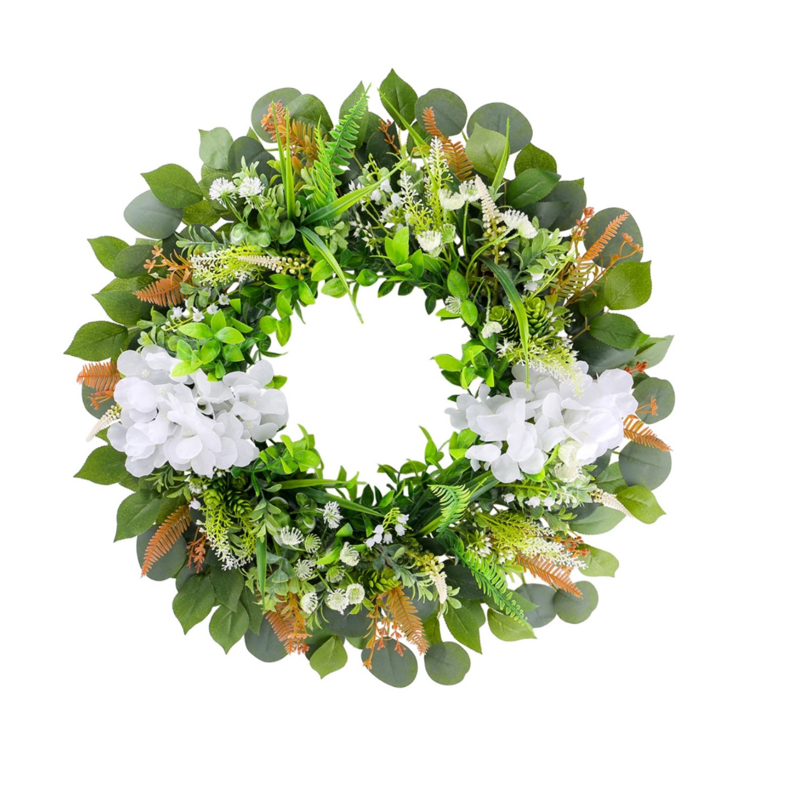 Eucalyptus Wreath with Flowers