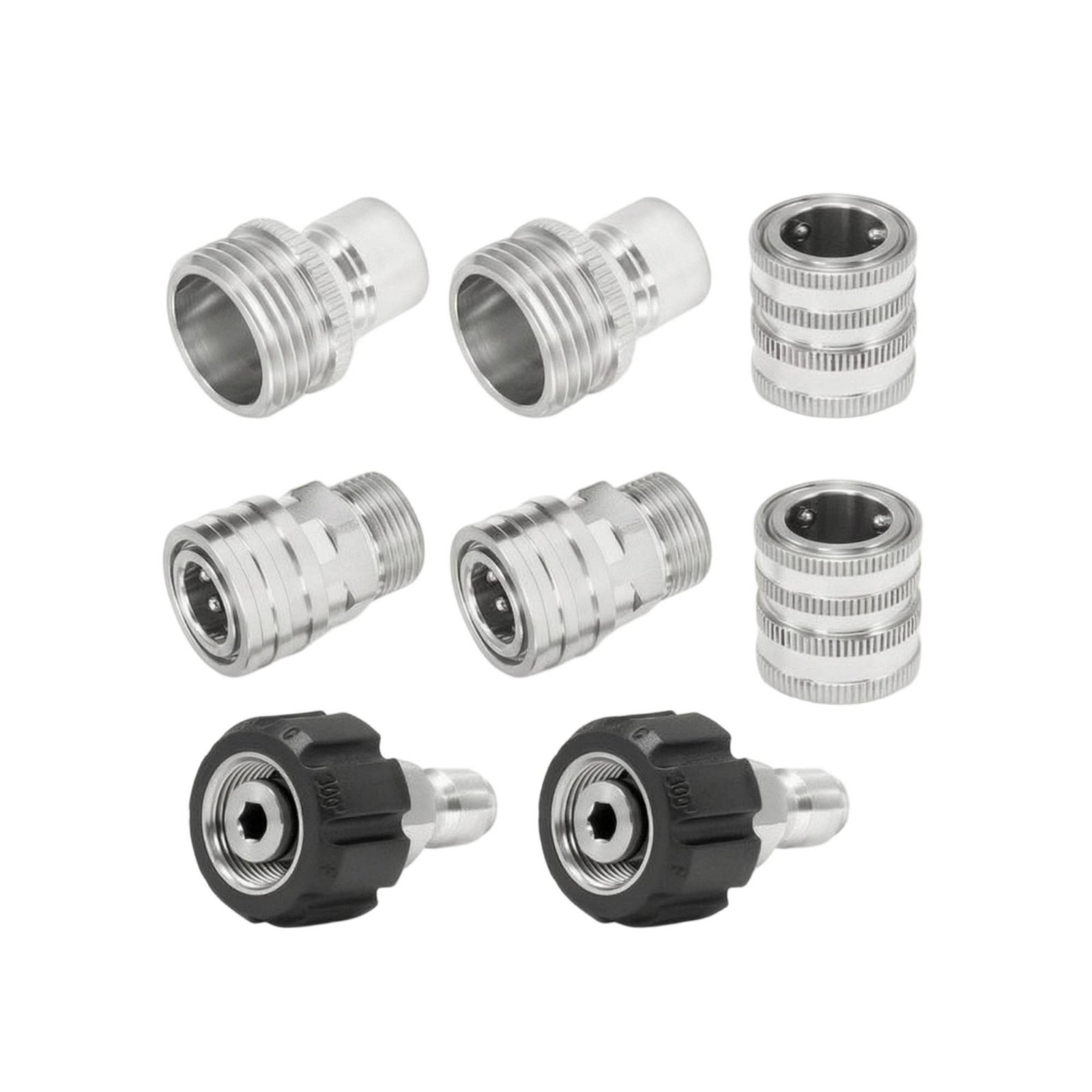 8-Piece Pressure Washer Adapter Fittings