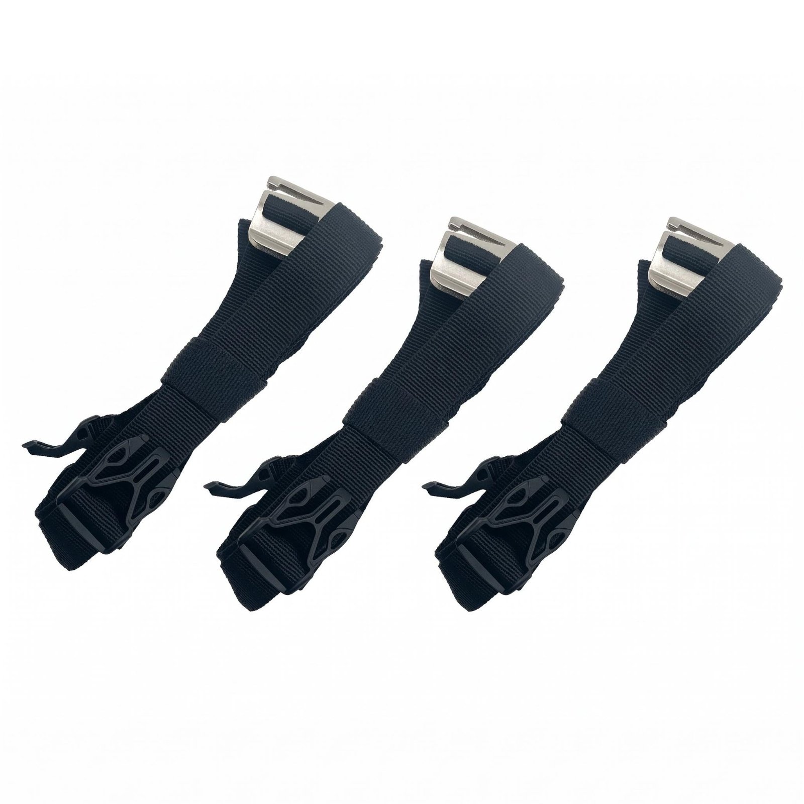 3-Piece Adjustable Tarp Extension Straps